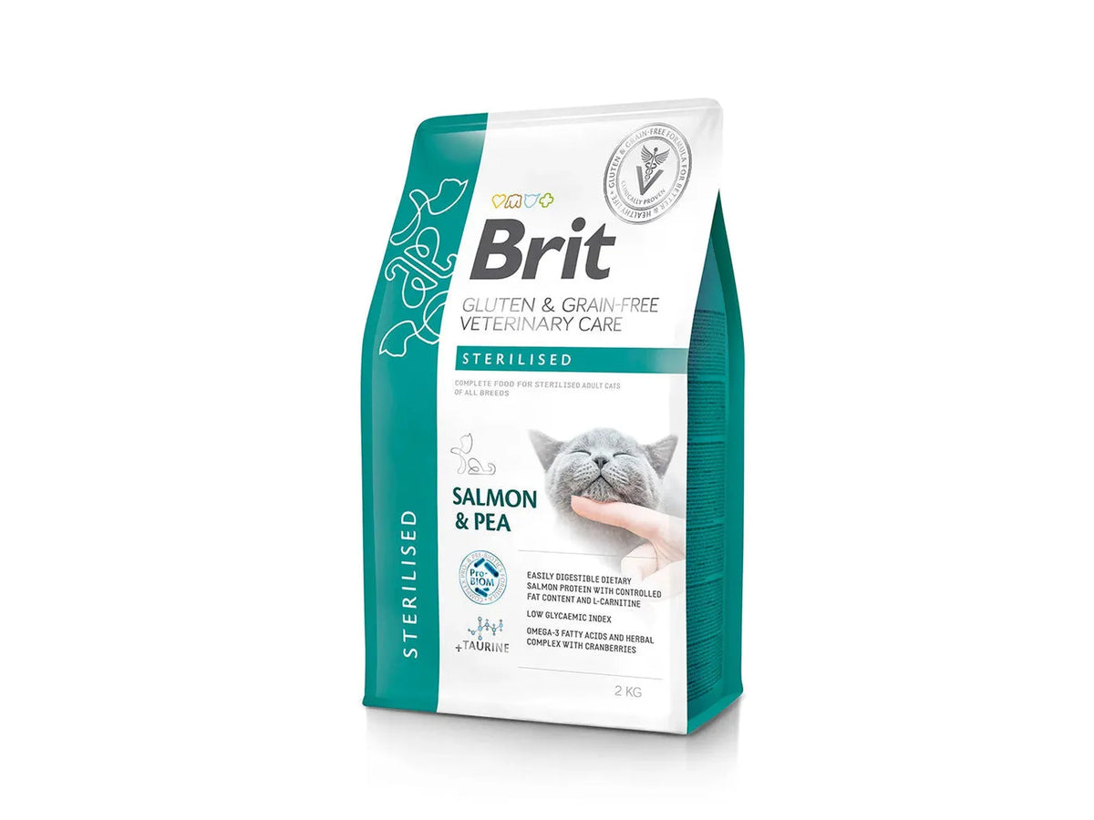 Brit Veterinary Diets Cat Sterilised – fôr til steriliserte og kastrerte katter