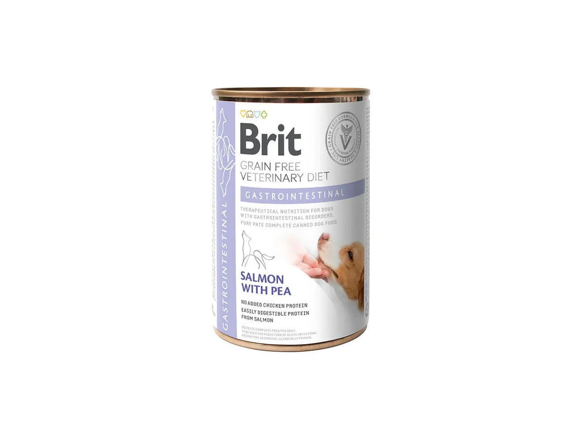 Brit Veterinary Diets Dog Gastrointestinal 6-pakk – våtfôr ved mage- og tarmproblemer 6 × 400 g