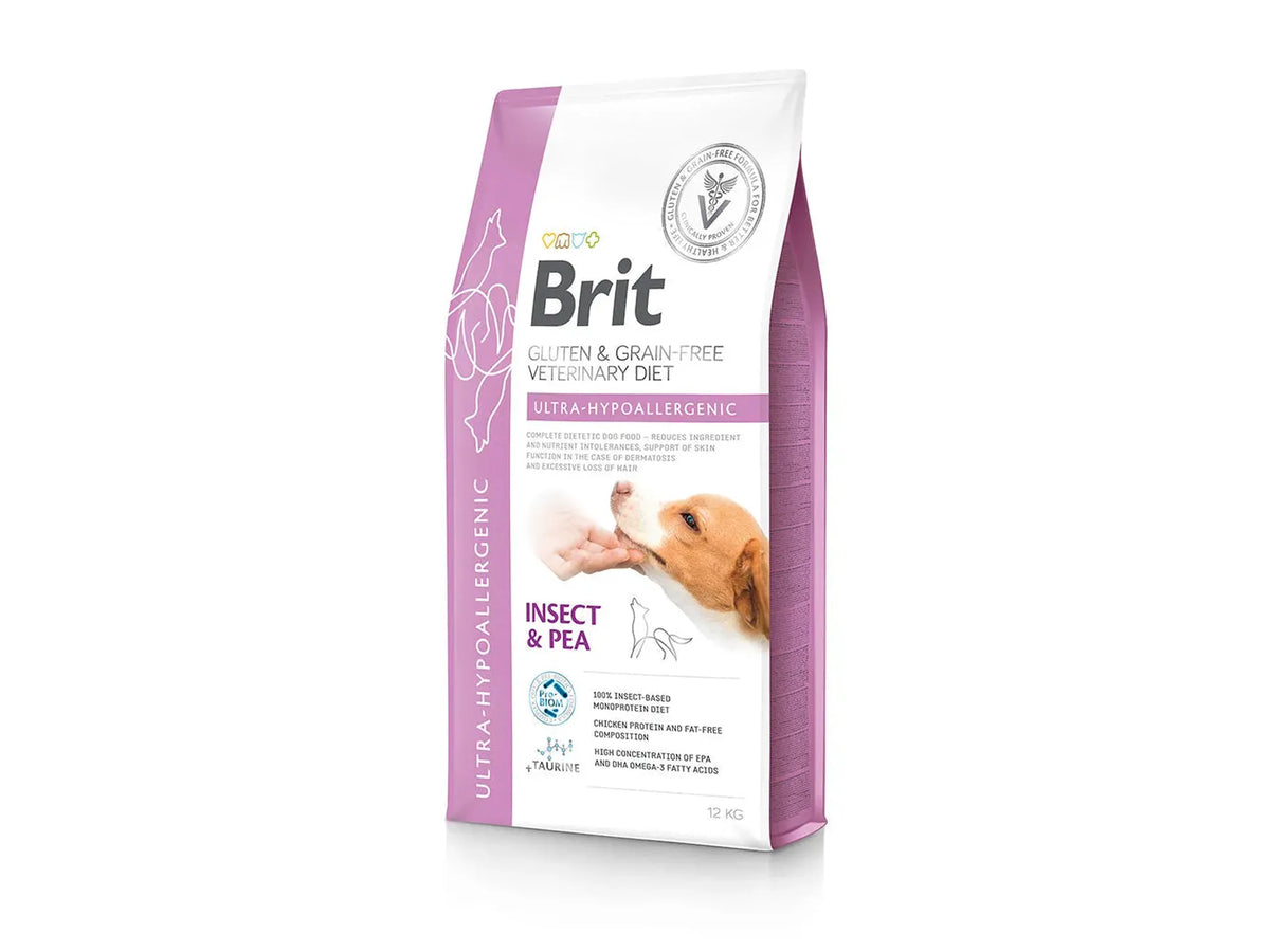Brit Veterinary Diets Dog Ultra-Hypoallergenic – diettfôr med insektprotein ved fôrallergi