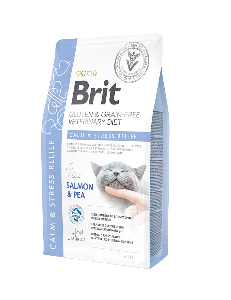 Brit Veterinary Diets Cat Calm & Stress Relief – diettfôr ved stress og urinveisproblemer