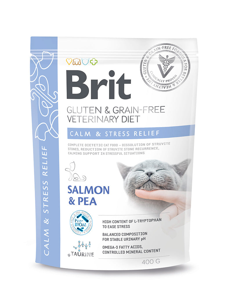 Brit Veterinary Diets Cat Calm & Stress Relief – diettfôr ved stress og urinveisproblemer