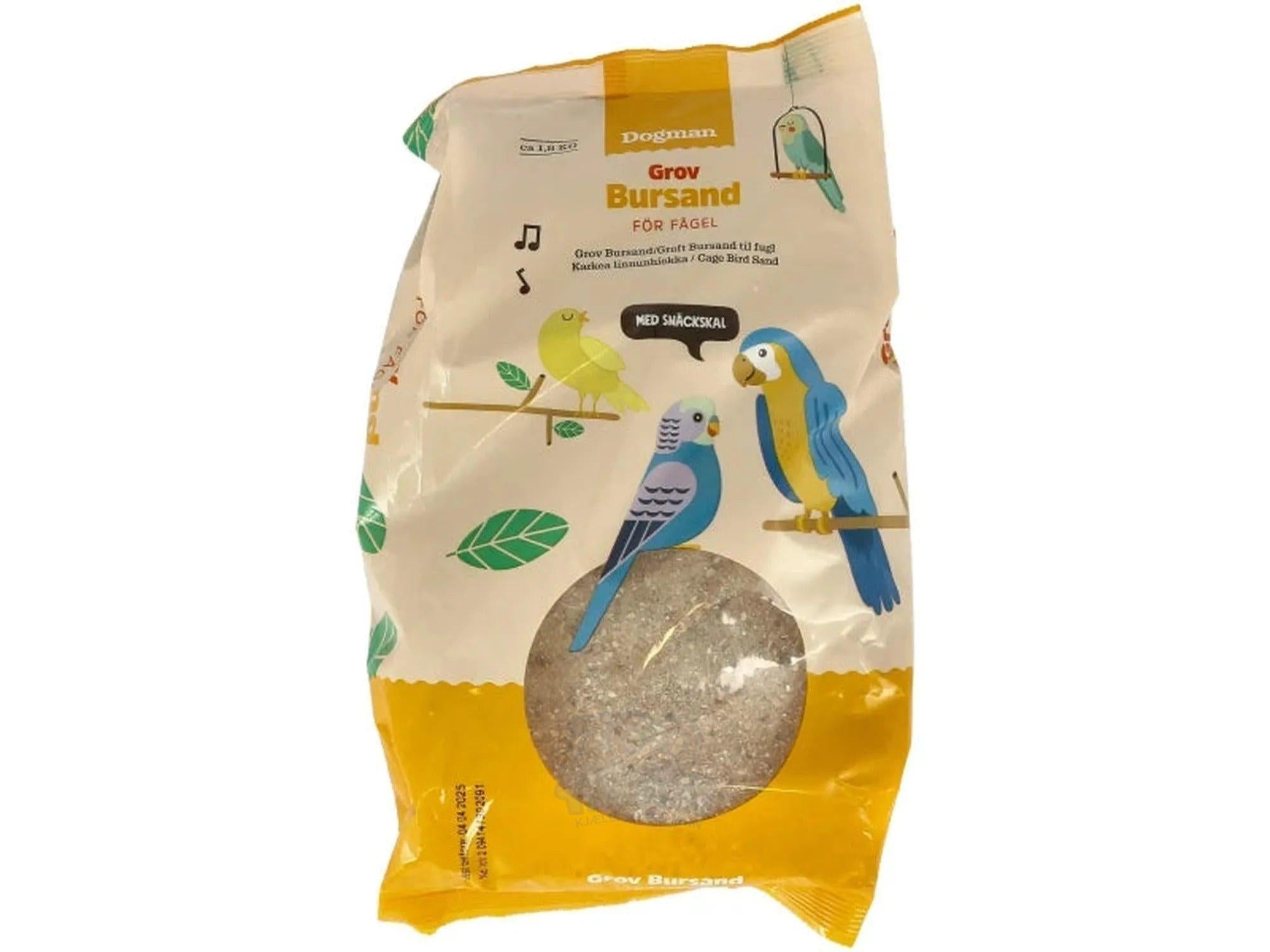 Bursand grov for fugl 1,8kg