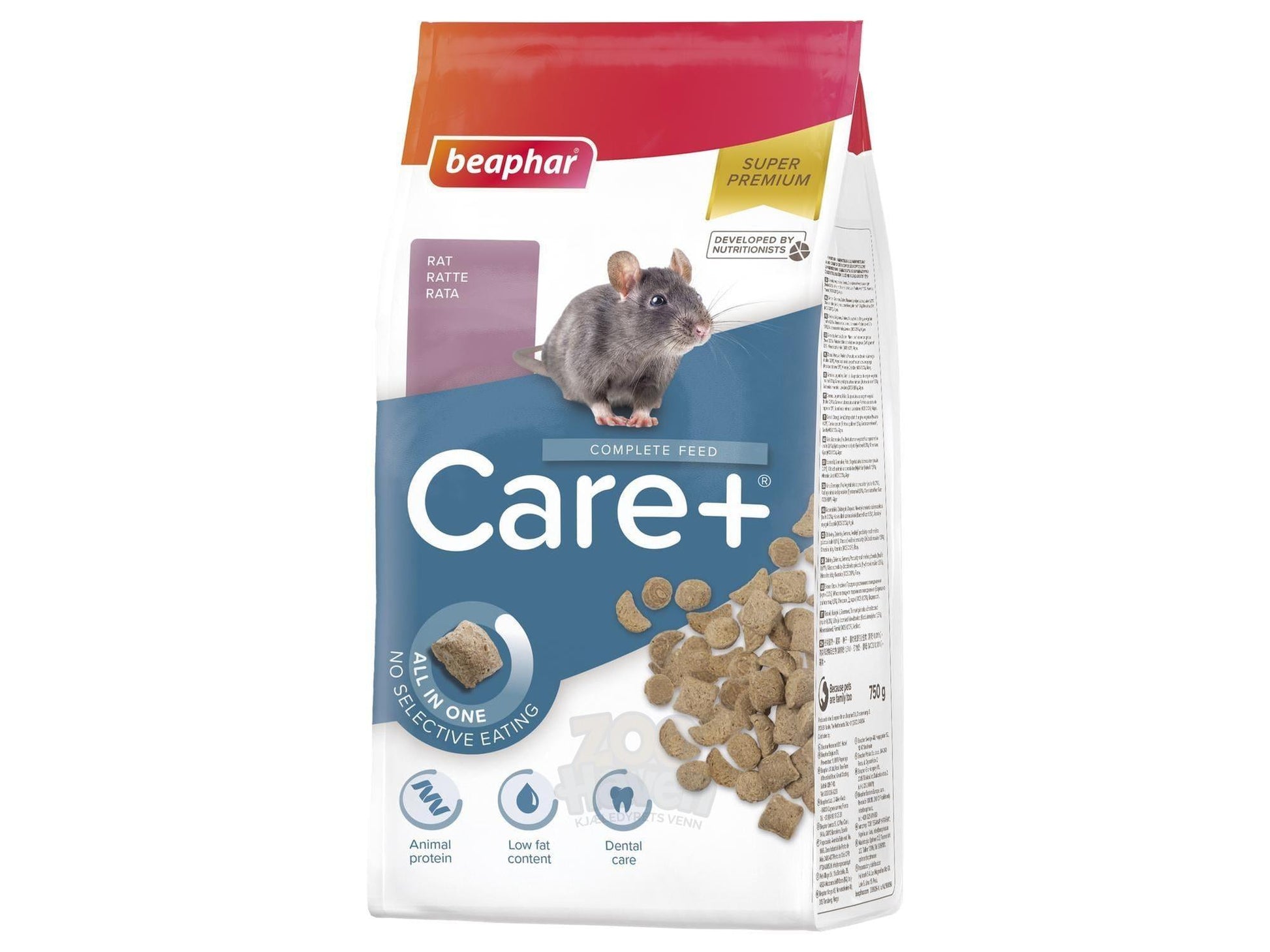 Beaphar CARE+ Rotte komplett fôr til rotte