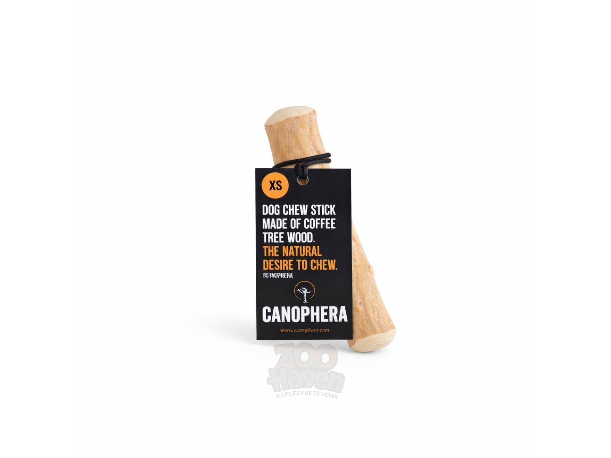 Canophera Tyggepinne i Kaffetre – Naturlig vegansk tyggeleketøy til hund (XS–L)