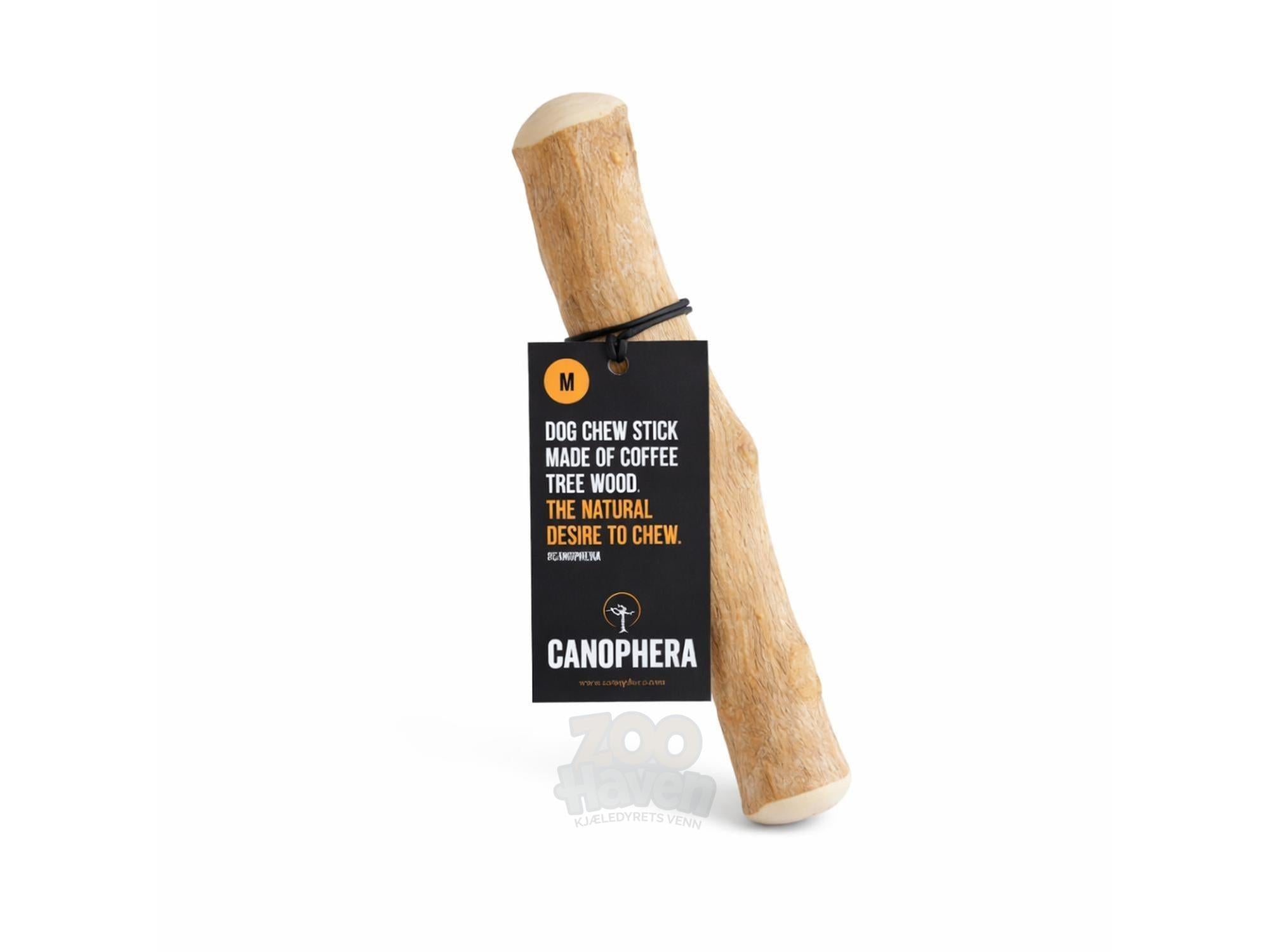 Canophera Tyggepinne i Kaffetre – Naturlig vegansk tyggeleketøy til hund (XS–L)