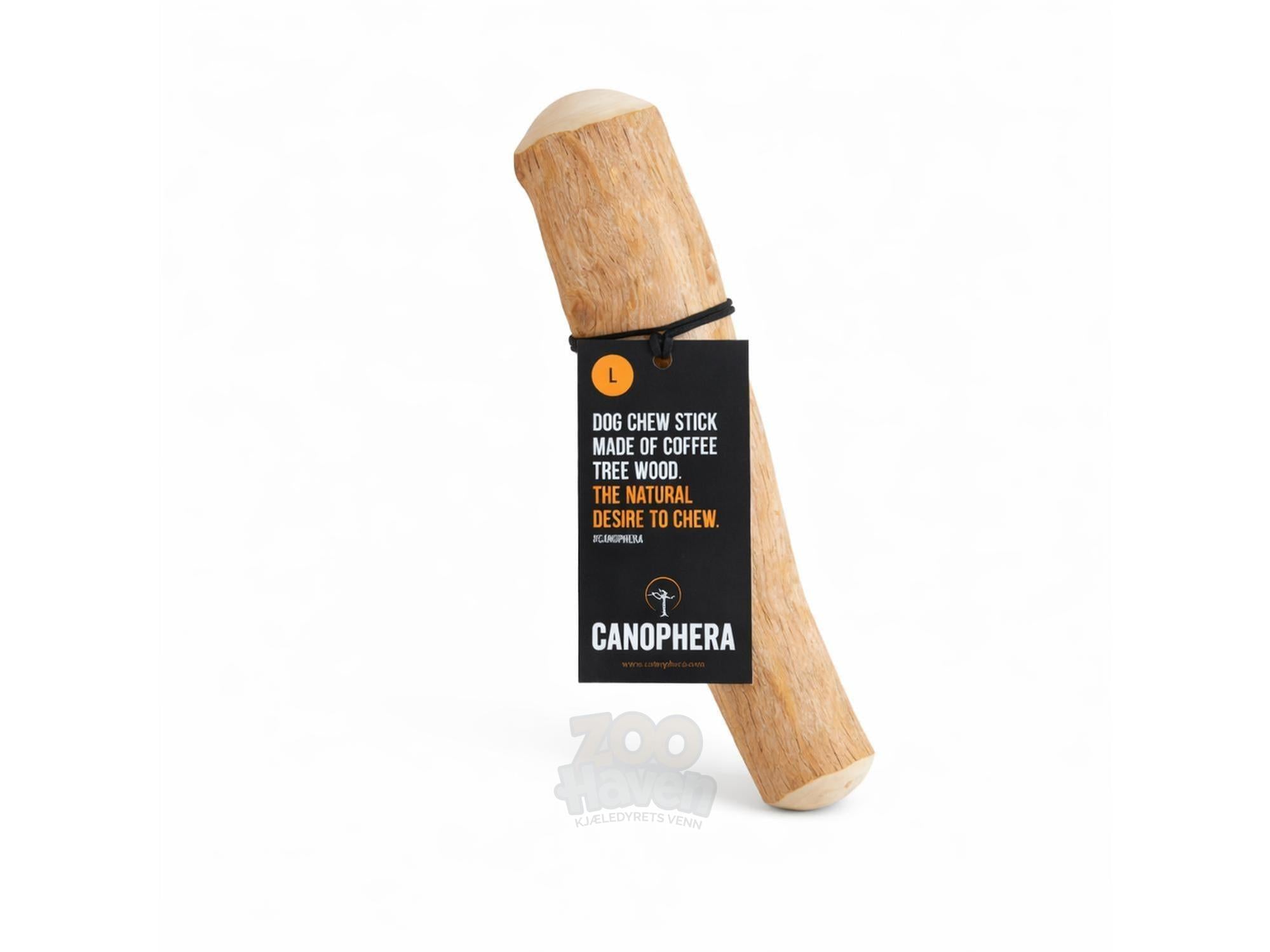 Canophera Tyggepinne i Kaffetre – Naturlig vegansk tyggeleketøy til hund (XS–L)
