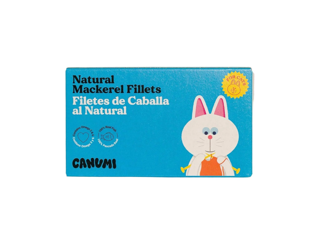 Canumi Mini makrellfilet til katt – eskefront