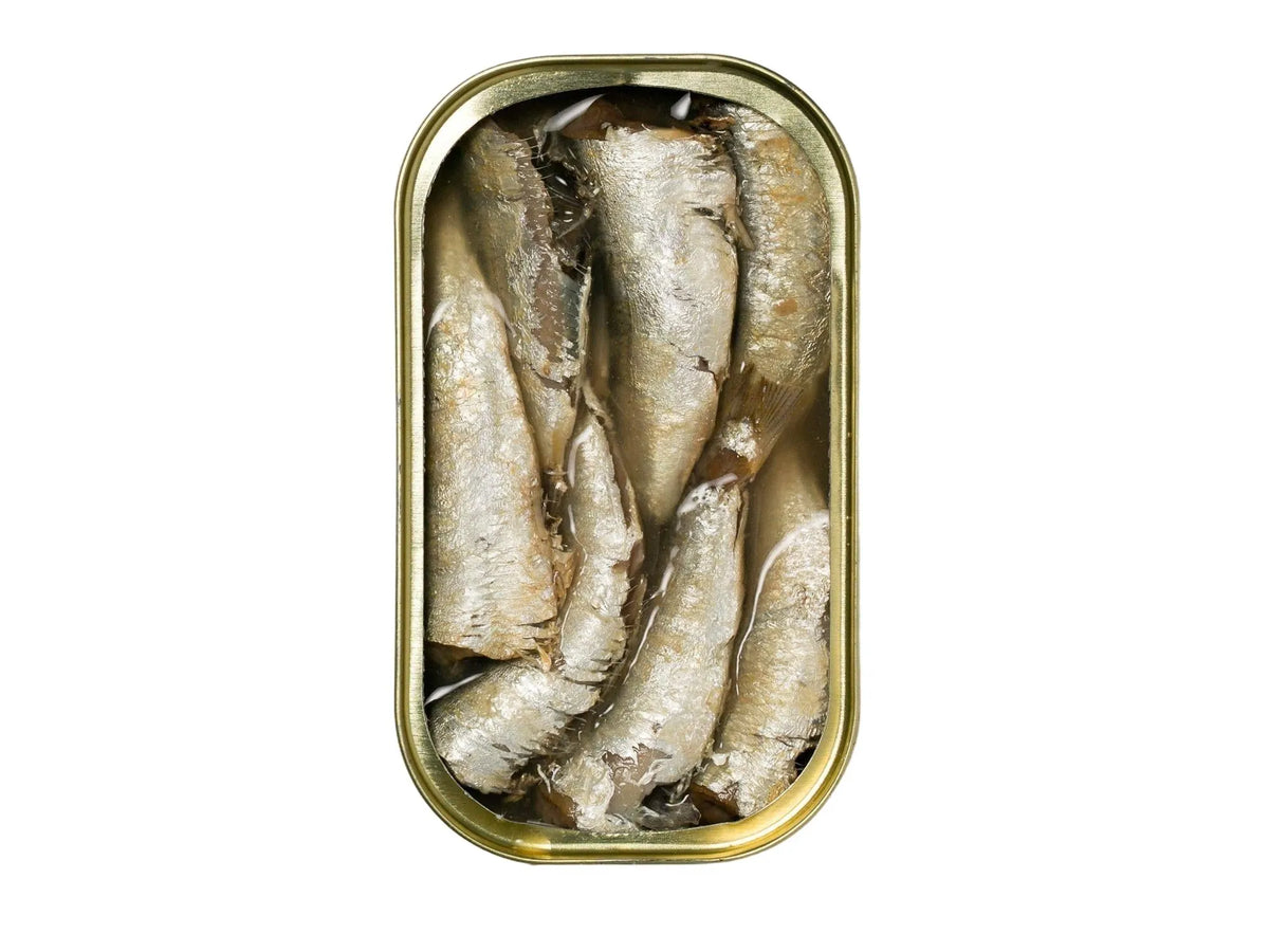 Canumi Mini sardiner – åpen boks med hele sardiner