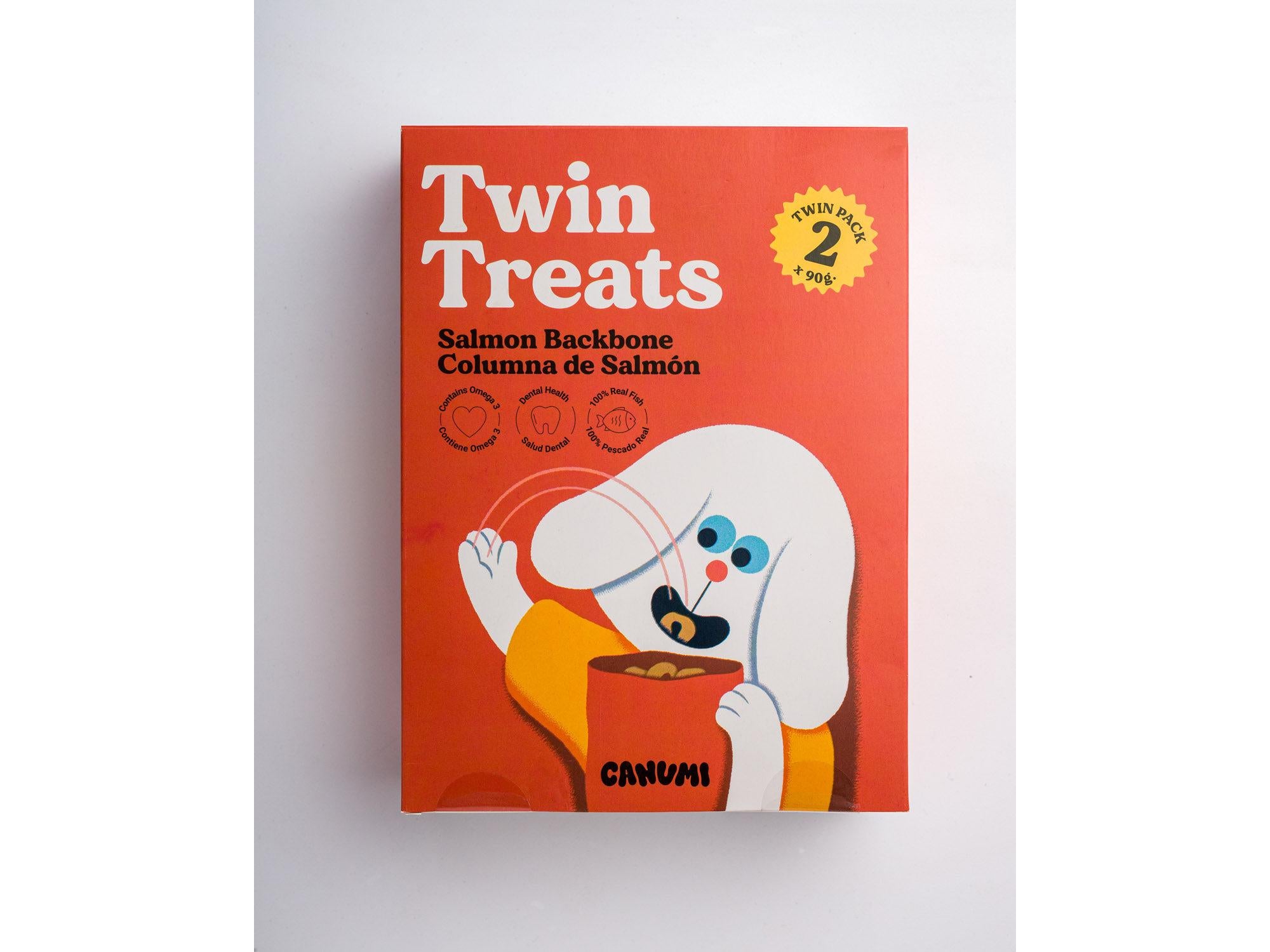 Canumi Twin Treats lakserygg 2-pk – pakke
