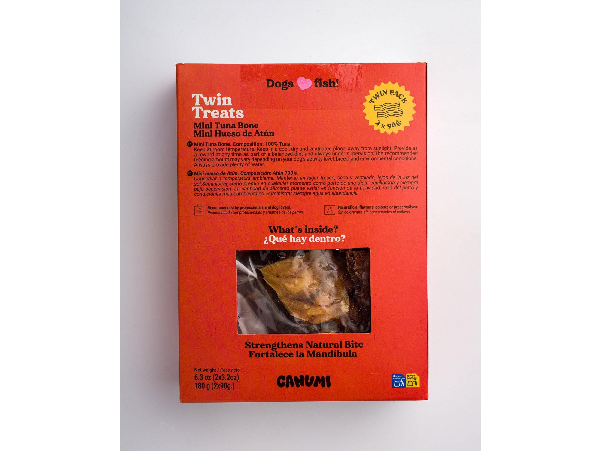 Canumi mini tunfiskbein – detaljer