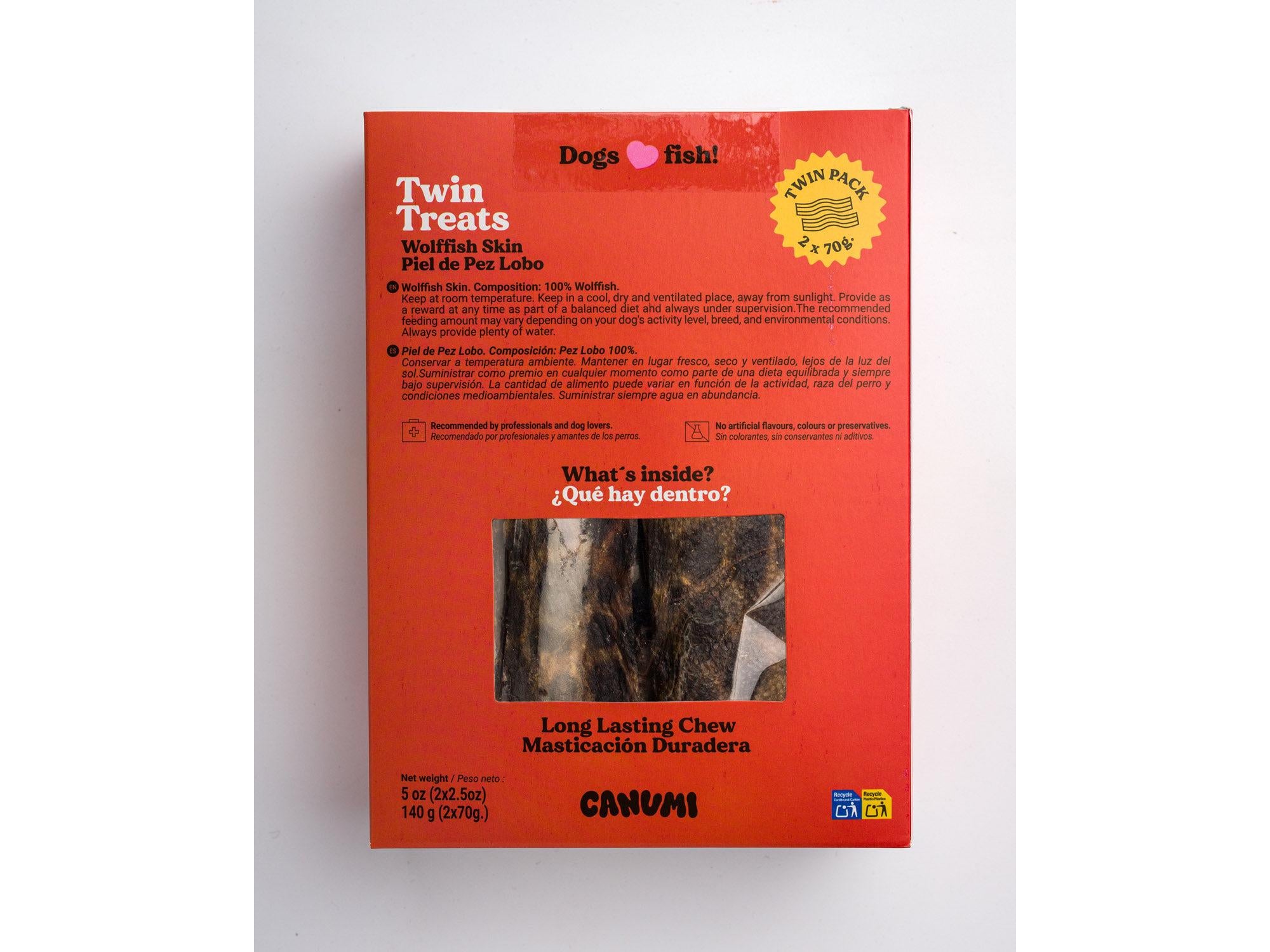 Canumi steinbitskinn – detaljer