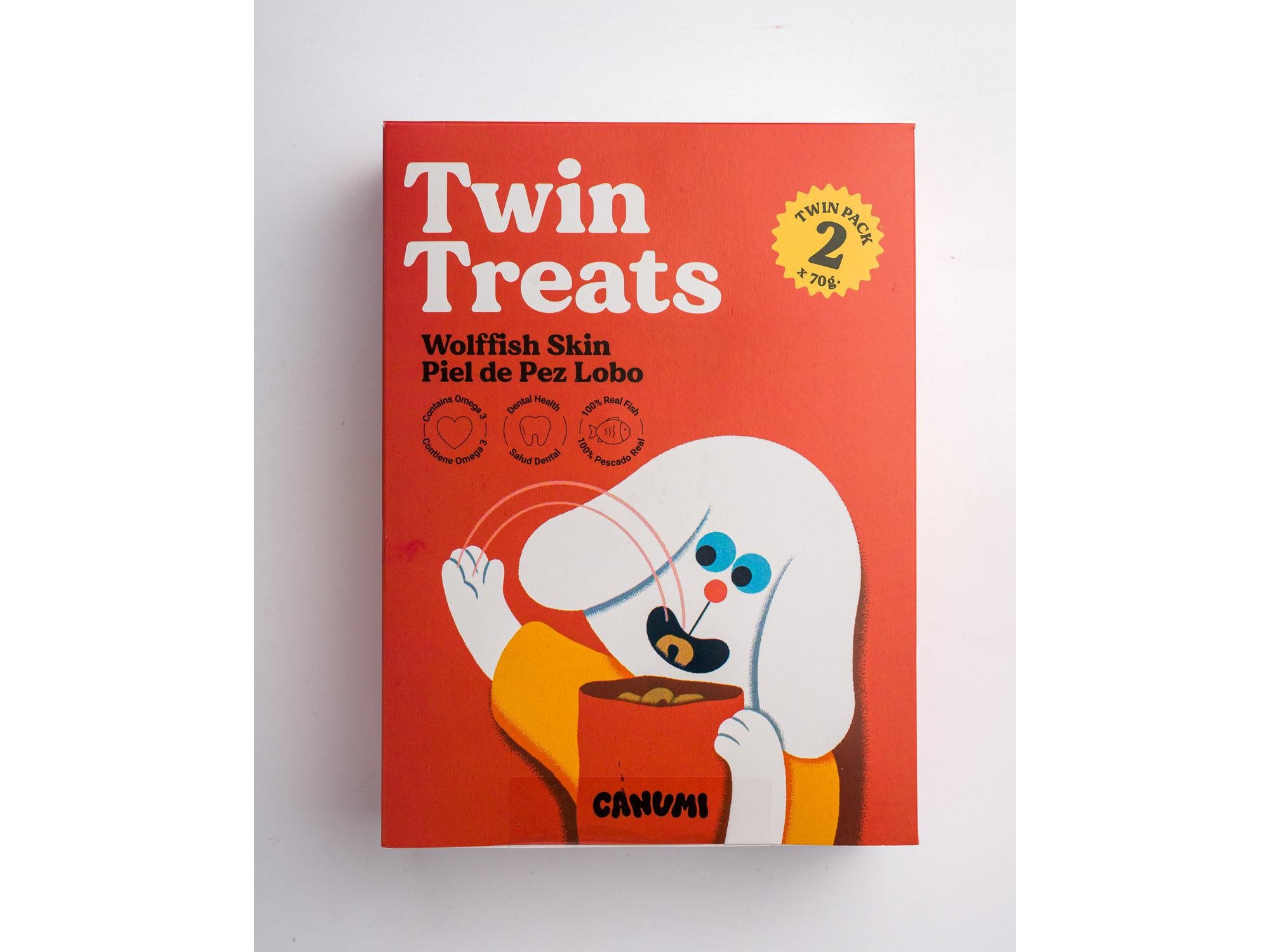 Canumi Twin Treats steinbitskinn 2-pk – pakke