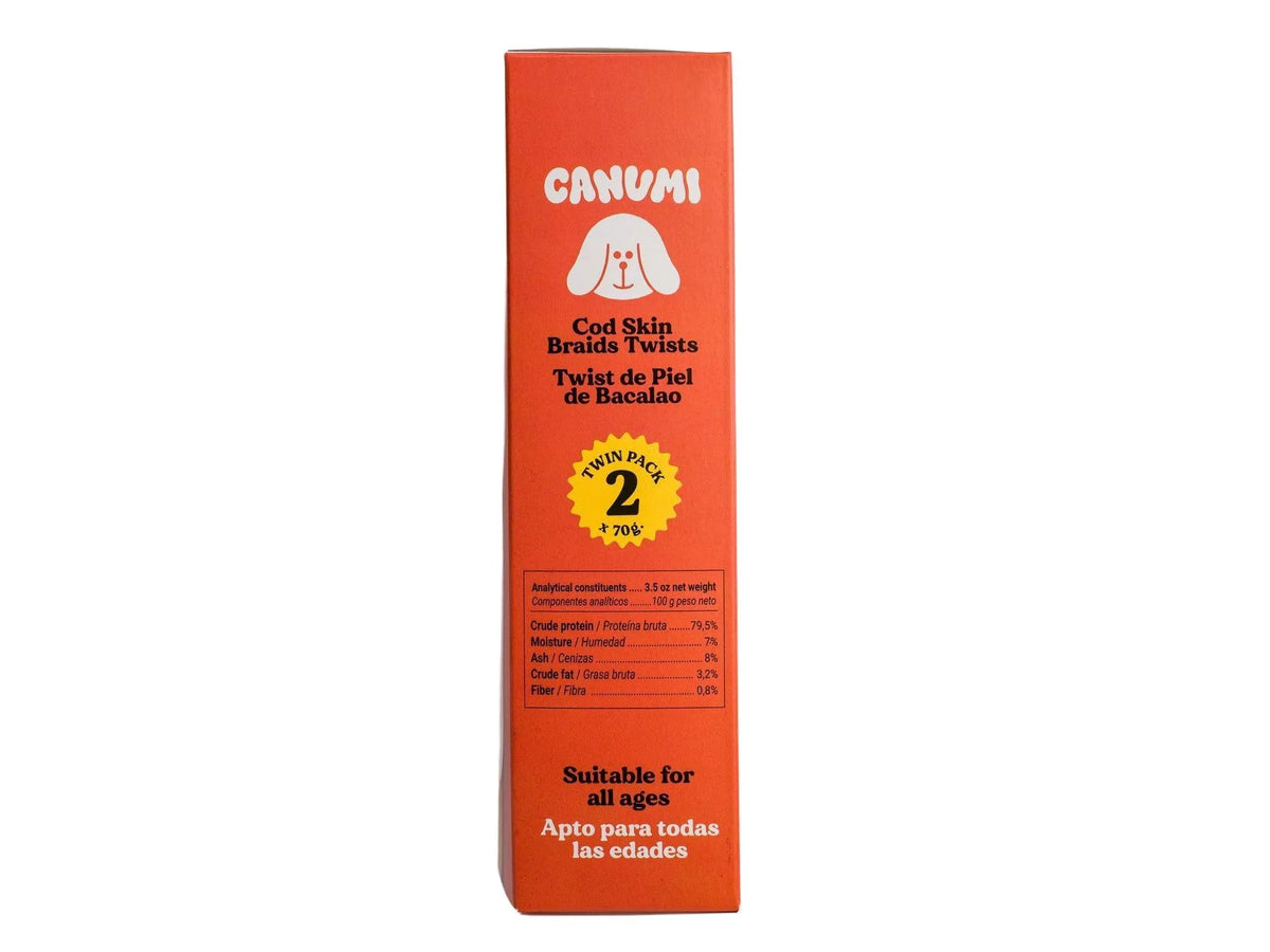 Canumi Twin Treats torskeskinn twist – næringsinnhold