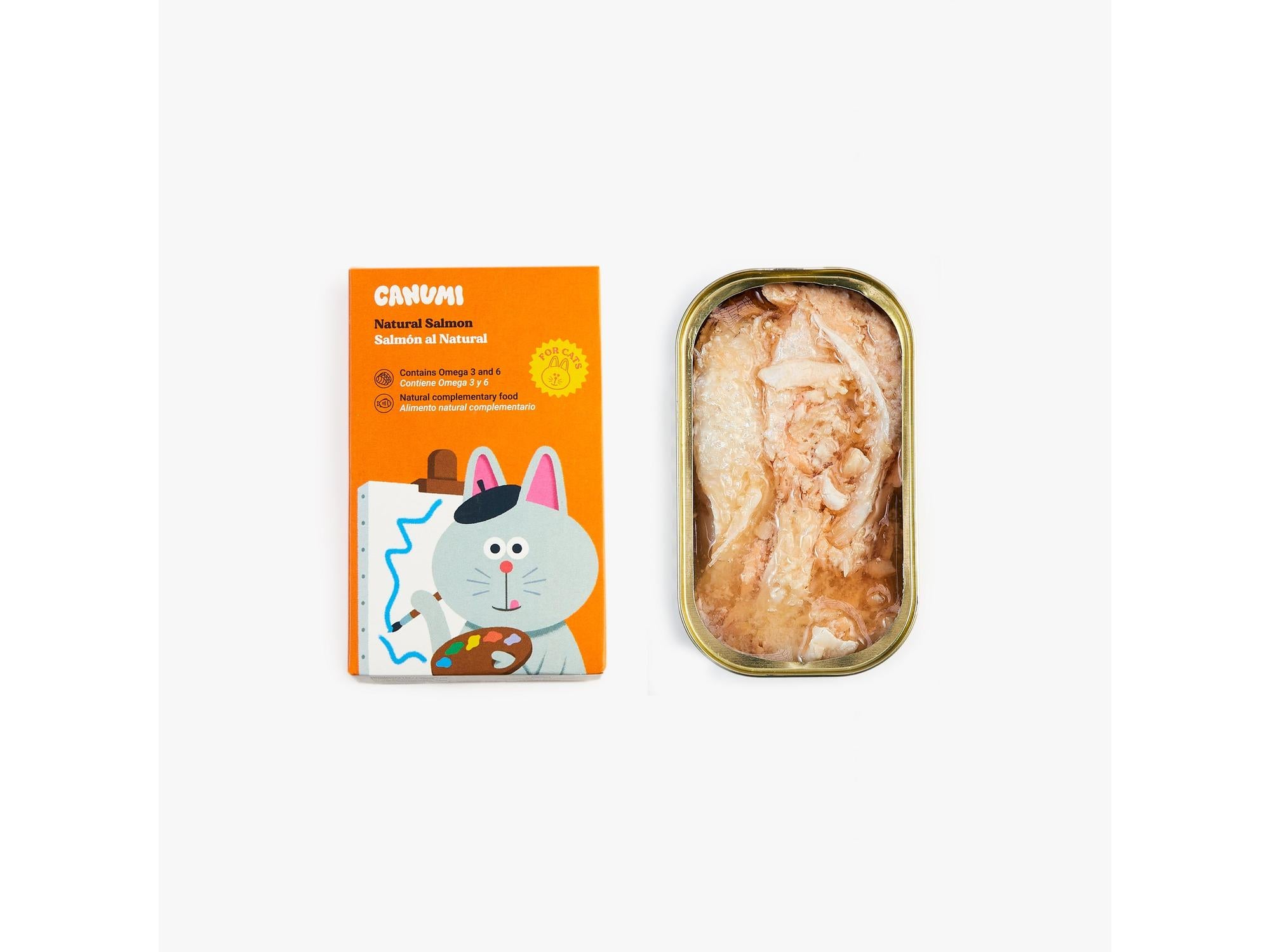 Canumi laks til katt – eske og boks
