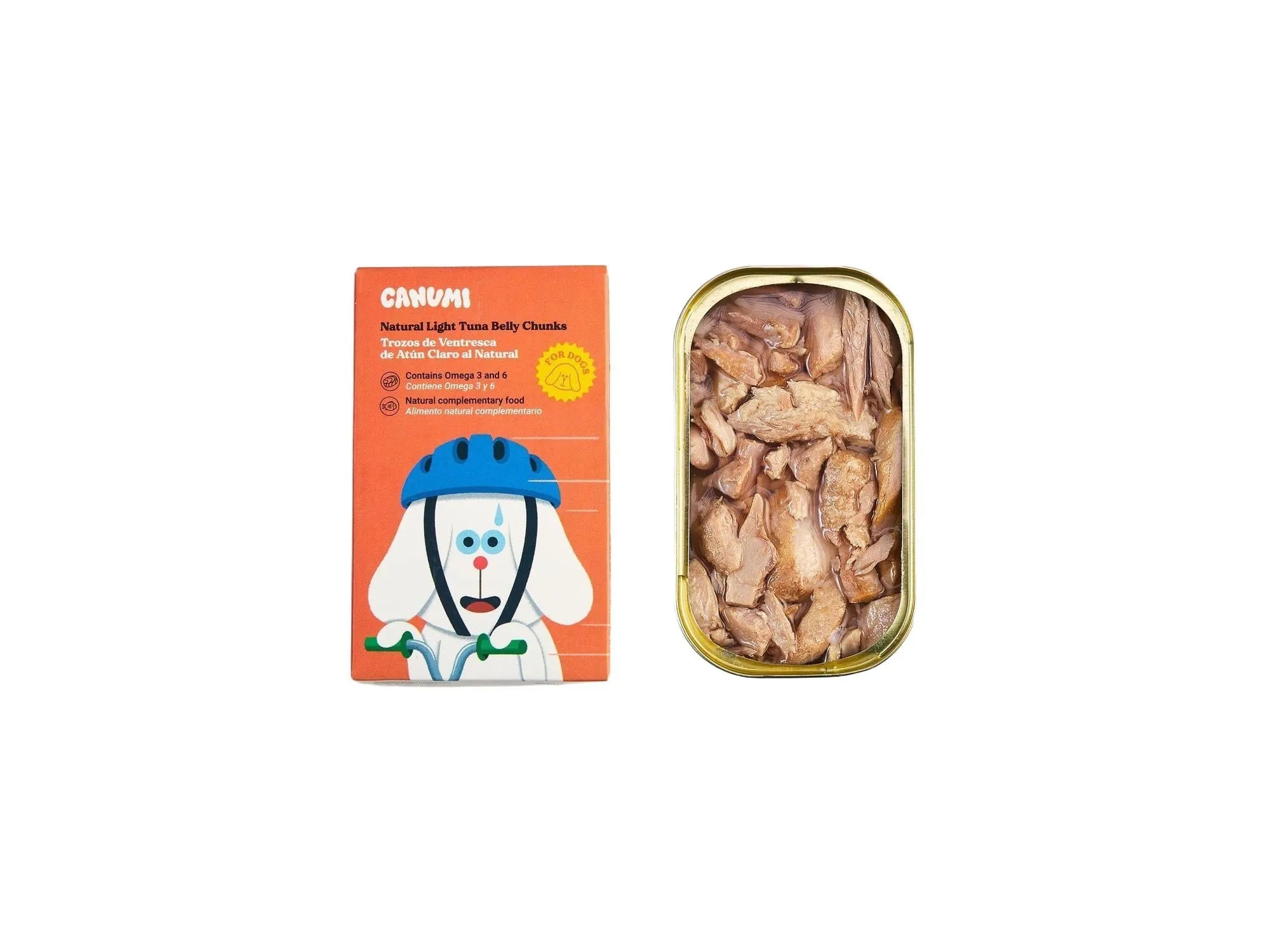 Canumi tunfiskbuk til hund – eske og boks