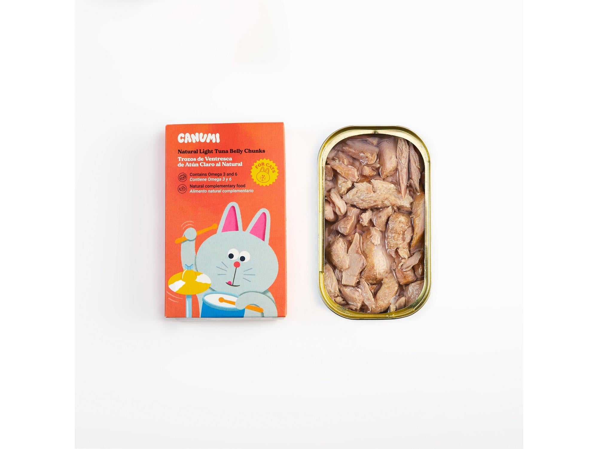Canumi tunfiskbuk til katt – eske og boks