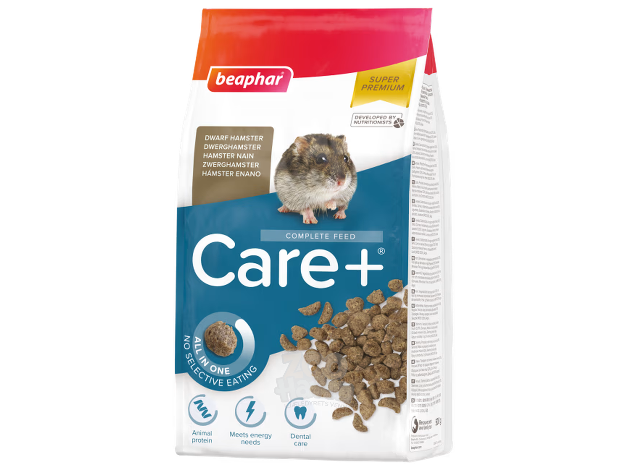 Beaphar Care+ Dverg Hamster 500g komplett fôr til dverghamster