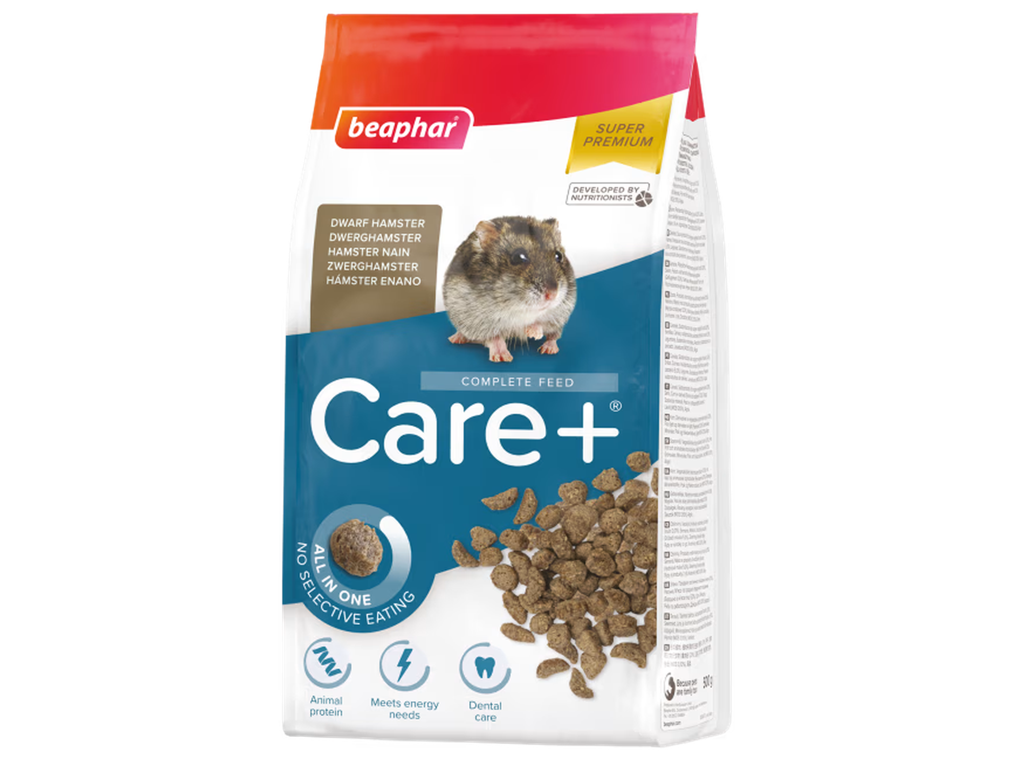Beaphar Care+ Dverg Hamster 500g komplett fôr til dverghamster