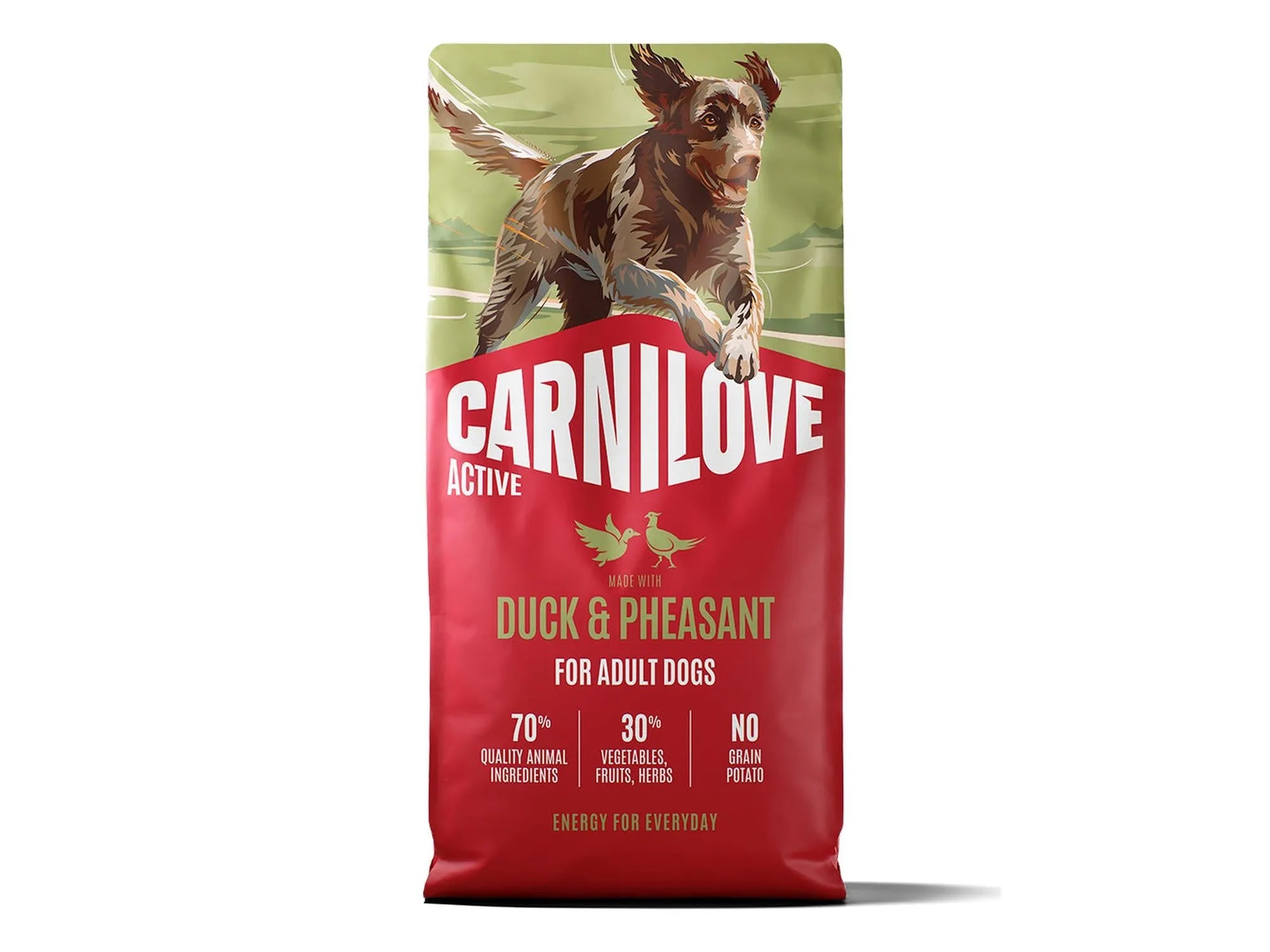 Carnilove Active Duck & Pheasant for Adult All Breeds – kornfritt tørrfôr med and og fasan 12 kg
