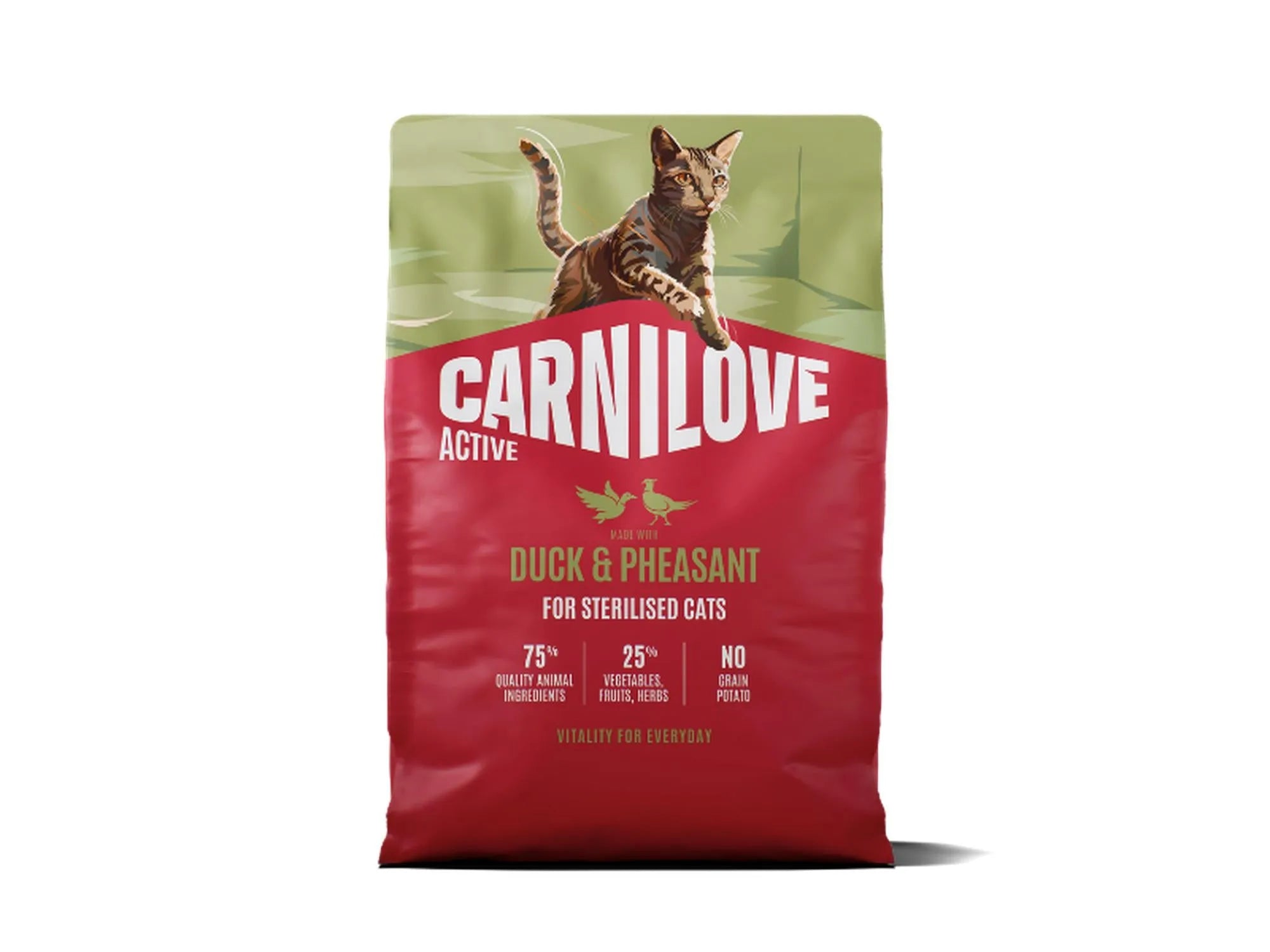 Carnilove Active Duck & Pheasant for Sterilised Cats – kornfritt tørrfôr til sterilisert katt 6 kg