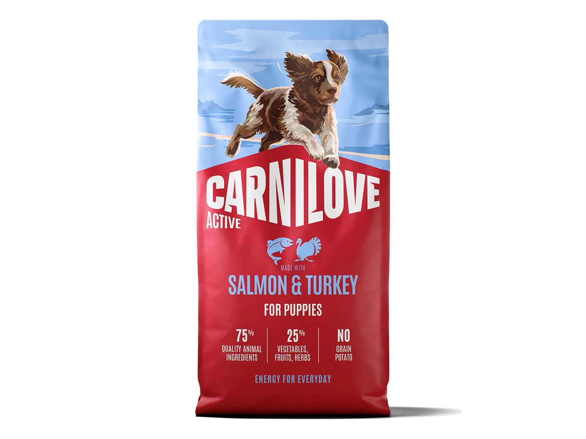 Carnilove Active Salmon & Turkey for Puppies – kornfritt valpefôr med laks og kalkun 12 kg