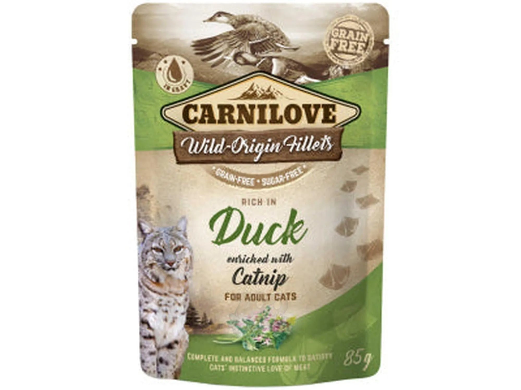 Carnilove Cat Pouch Duck with Catnip 85 g
