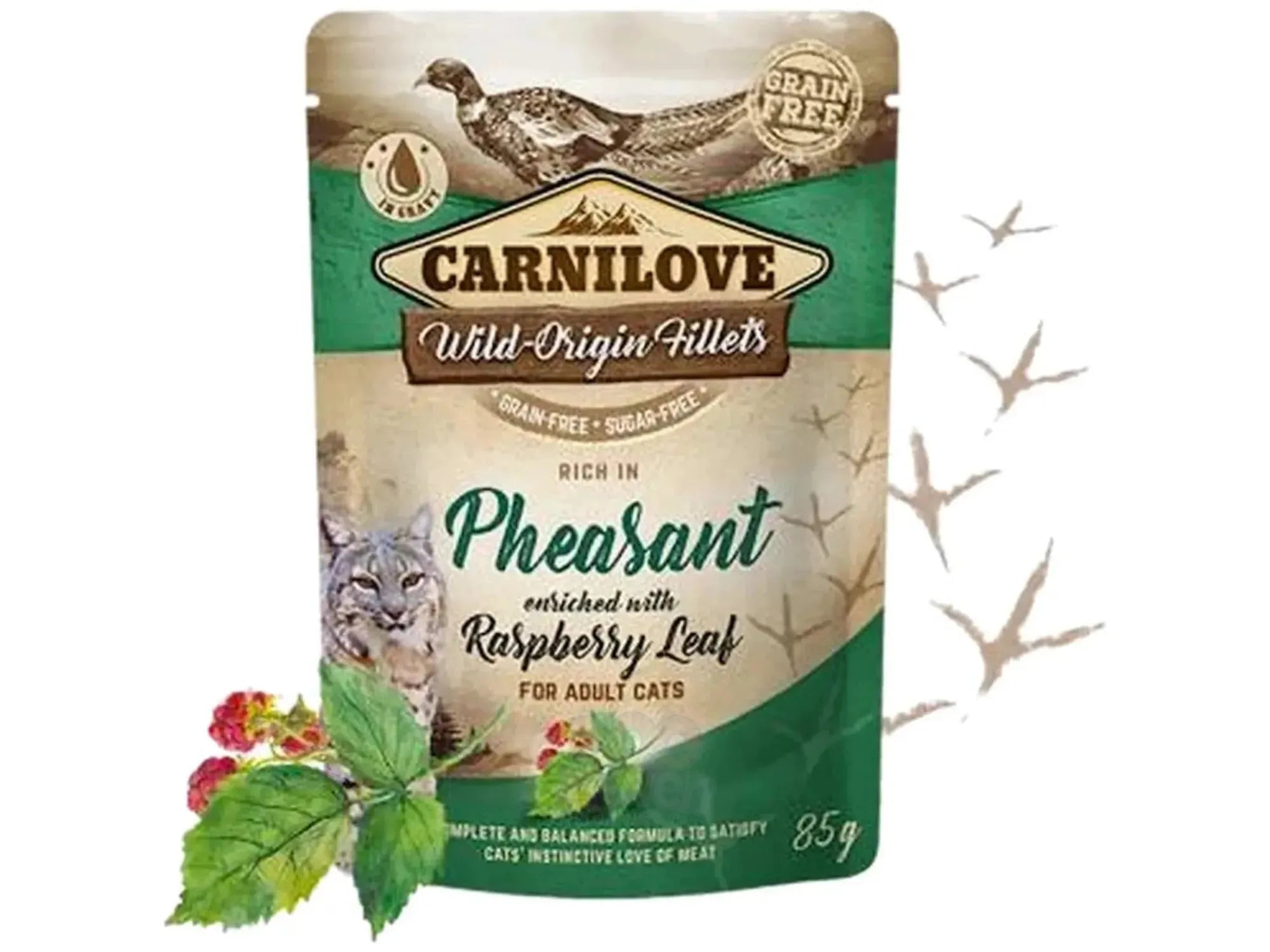 Carnilove Cat Pouch Fasan med bringebærblad våtfôr katt