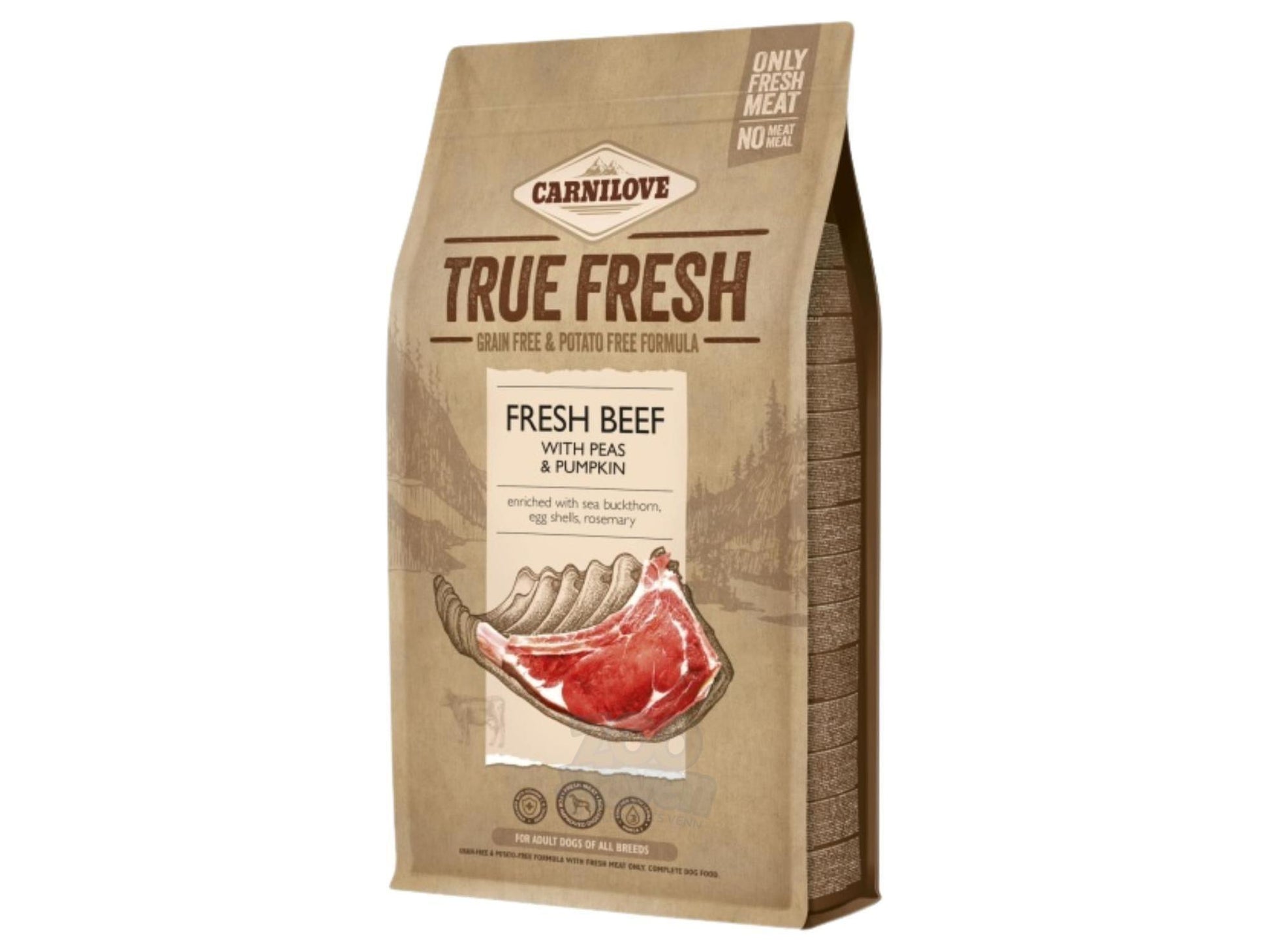 Carnilove True Fresh Beef tørrfôr til hund av storfe