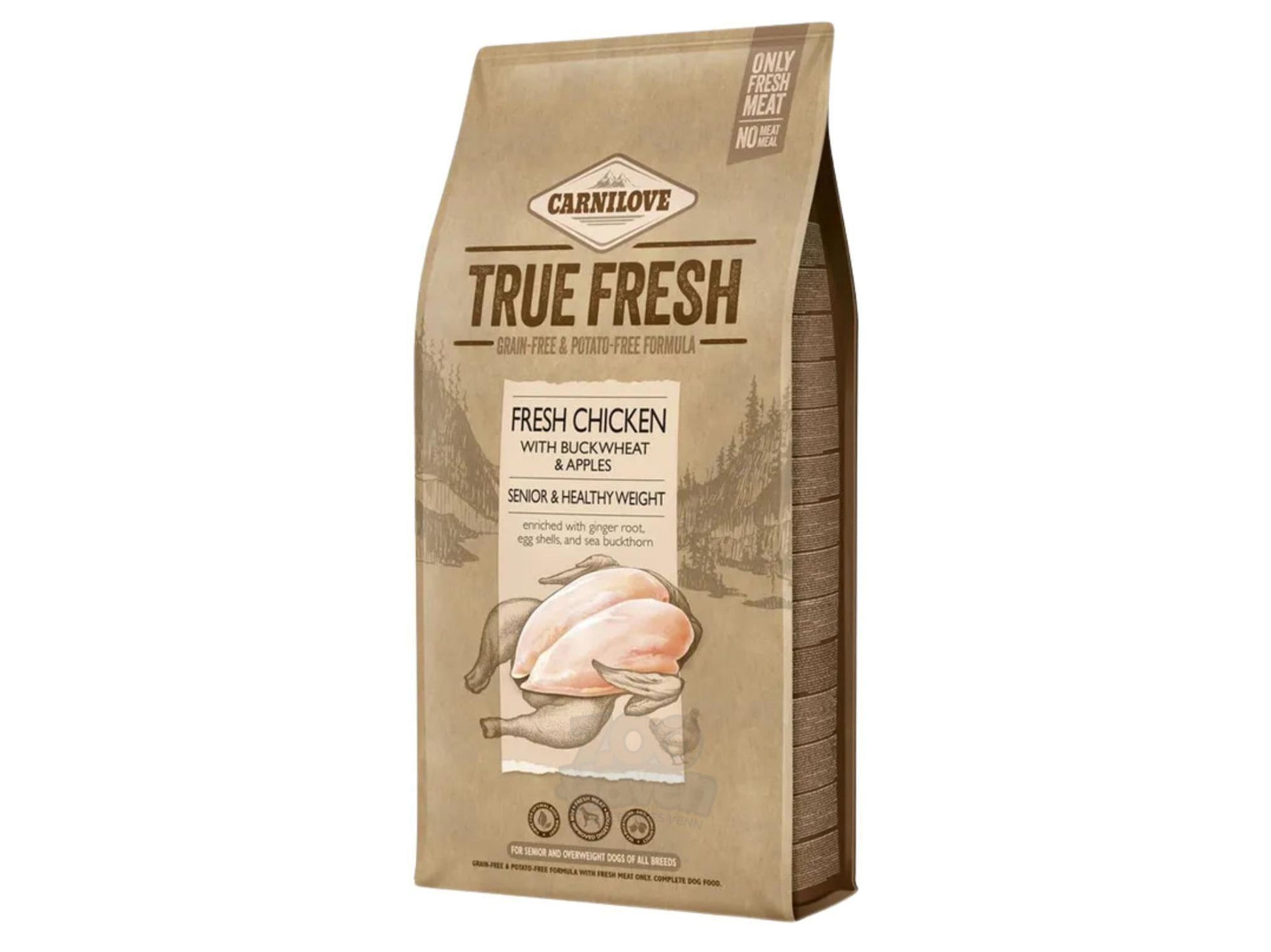Carnilove True Fresh Chicken Senior & Healthy Weight tørrfôr til senior hund