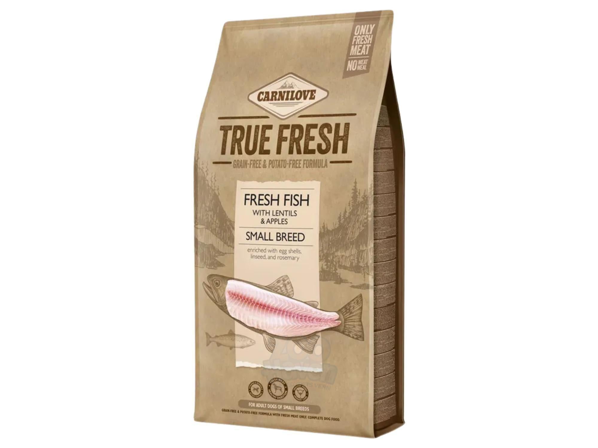 Carnilove True Fresh Fish Small Breed tørrfôr til små hunder av fisk
