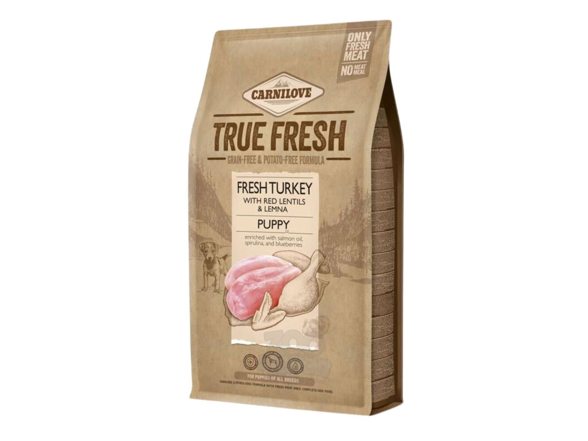 Carnilove True Fresh Turkey Puppy tørrfôr til valp av kalkun