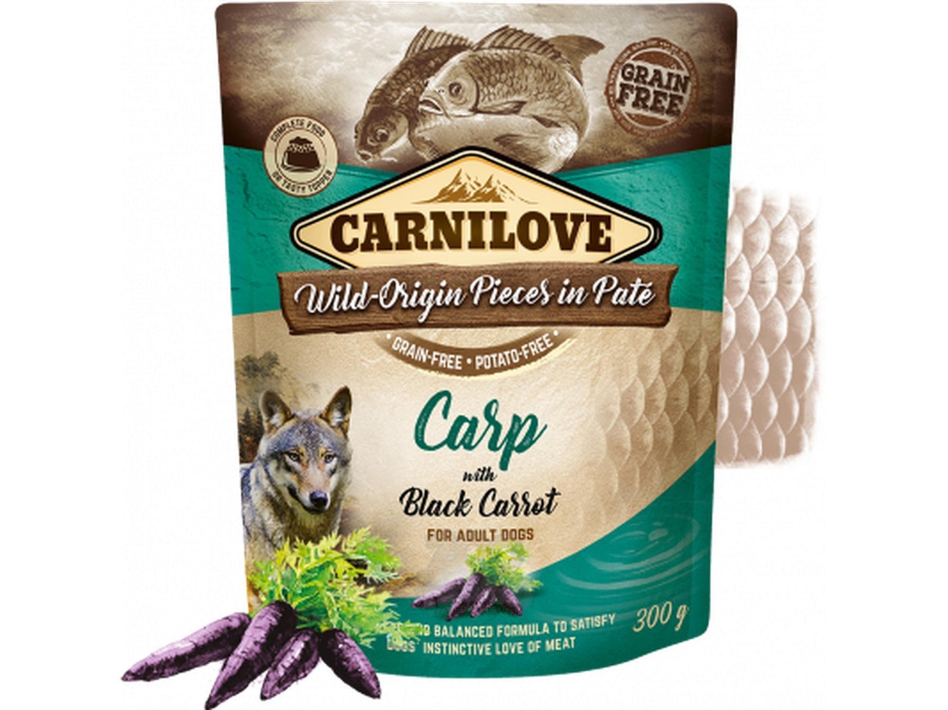 Carnilove Carp with Black Carrot våtfôr til hund med karpe