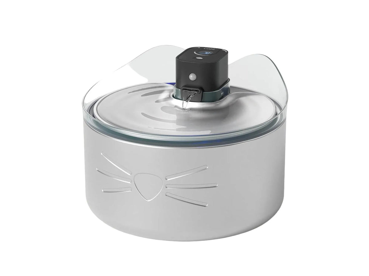 Catit PIXI Stainless Steel UV-C Drikkefontene for Katt