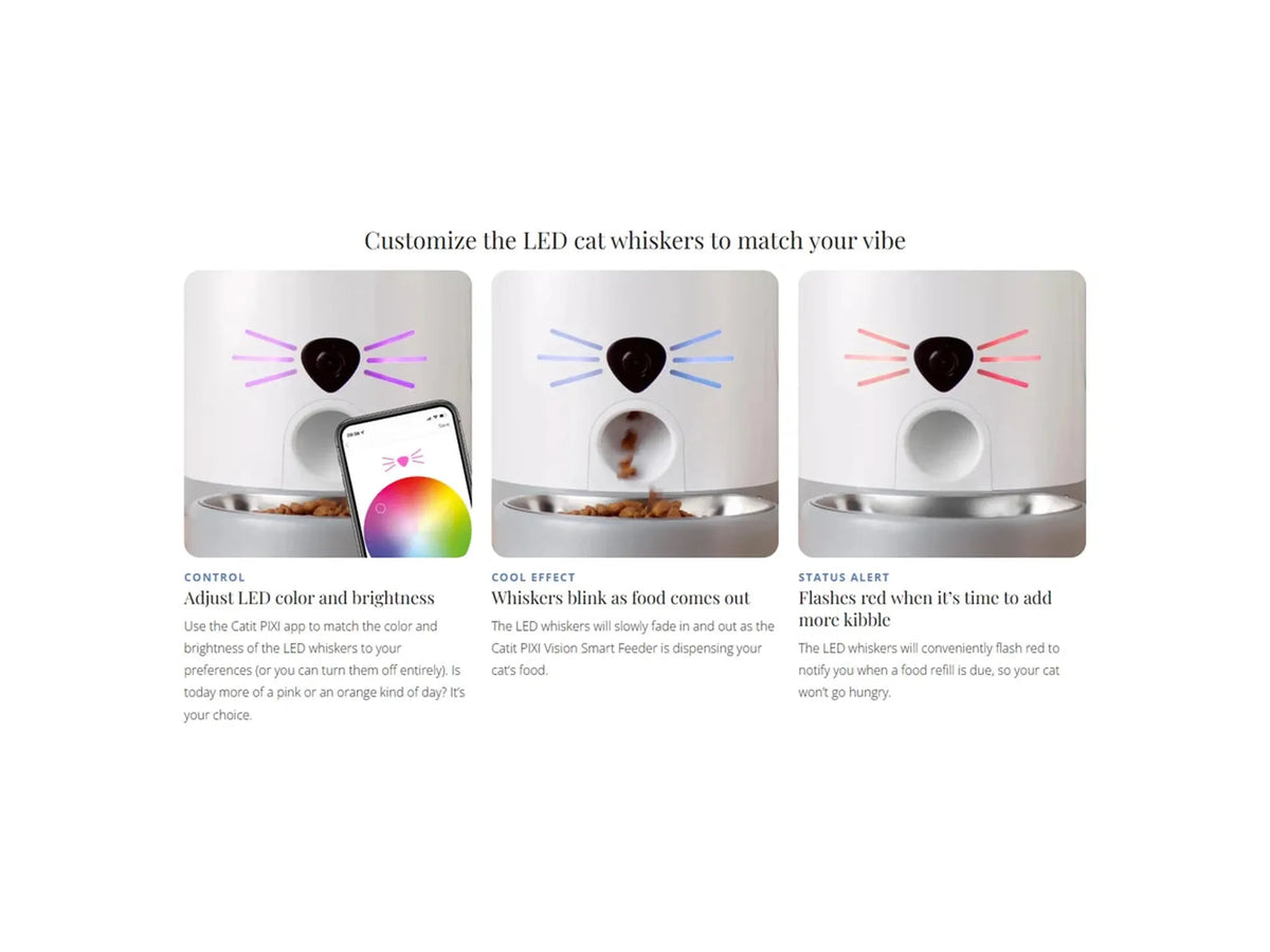 Catit Pixi Vision Smart Feeder Fôrautomat med Kamera