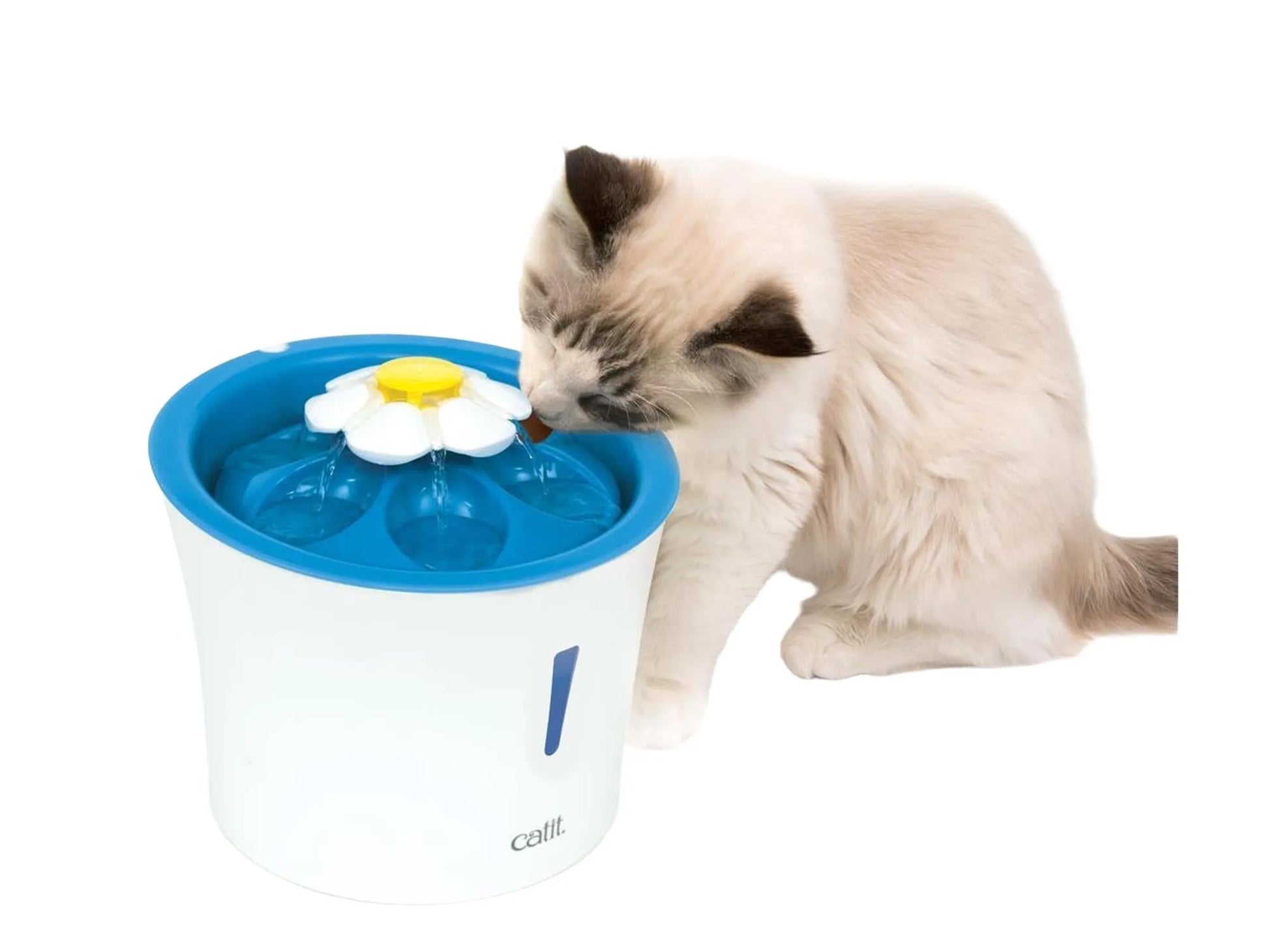 Catit Senses 2.0 Flower Fountain drikkefontene 3 liter med LED-nattlys