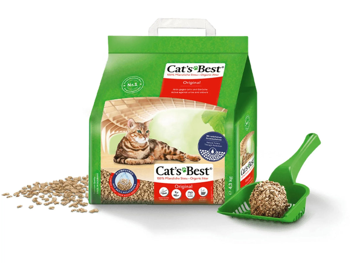 Cat's Best Original – pose, kattespade og plantefiber