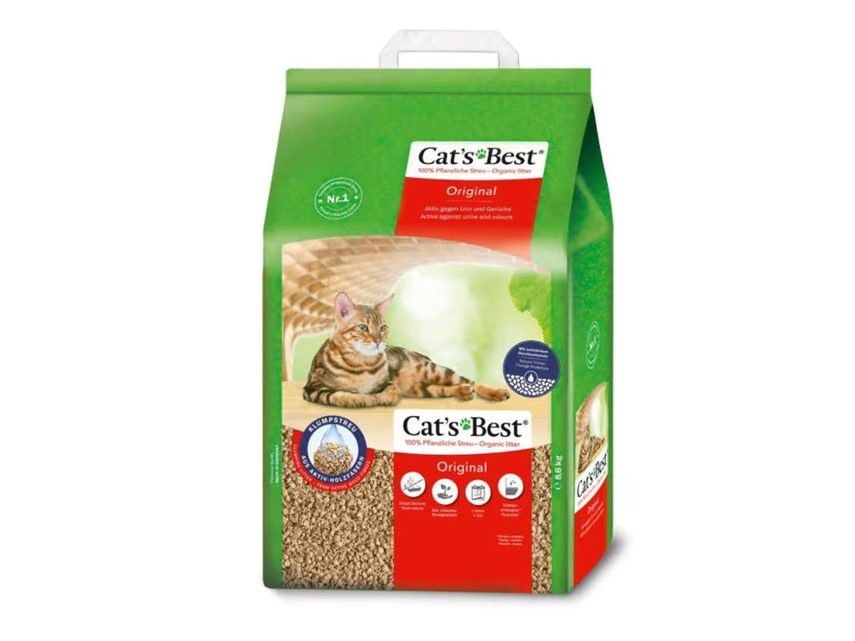 Cat's Best Original klumpende plantefiber kattesand 20 liter
