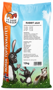 To Gode Naboer Rabbit Adult Light Kaninpellets 12kg