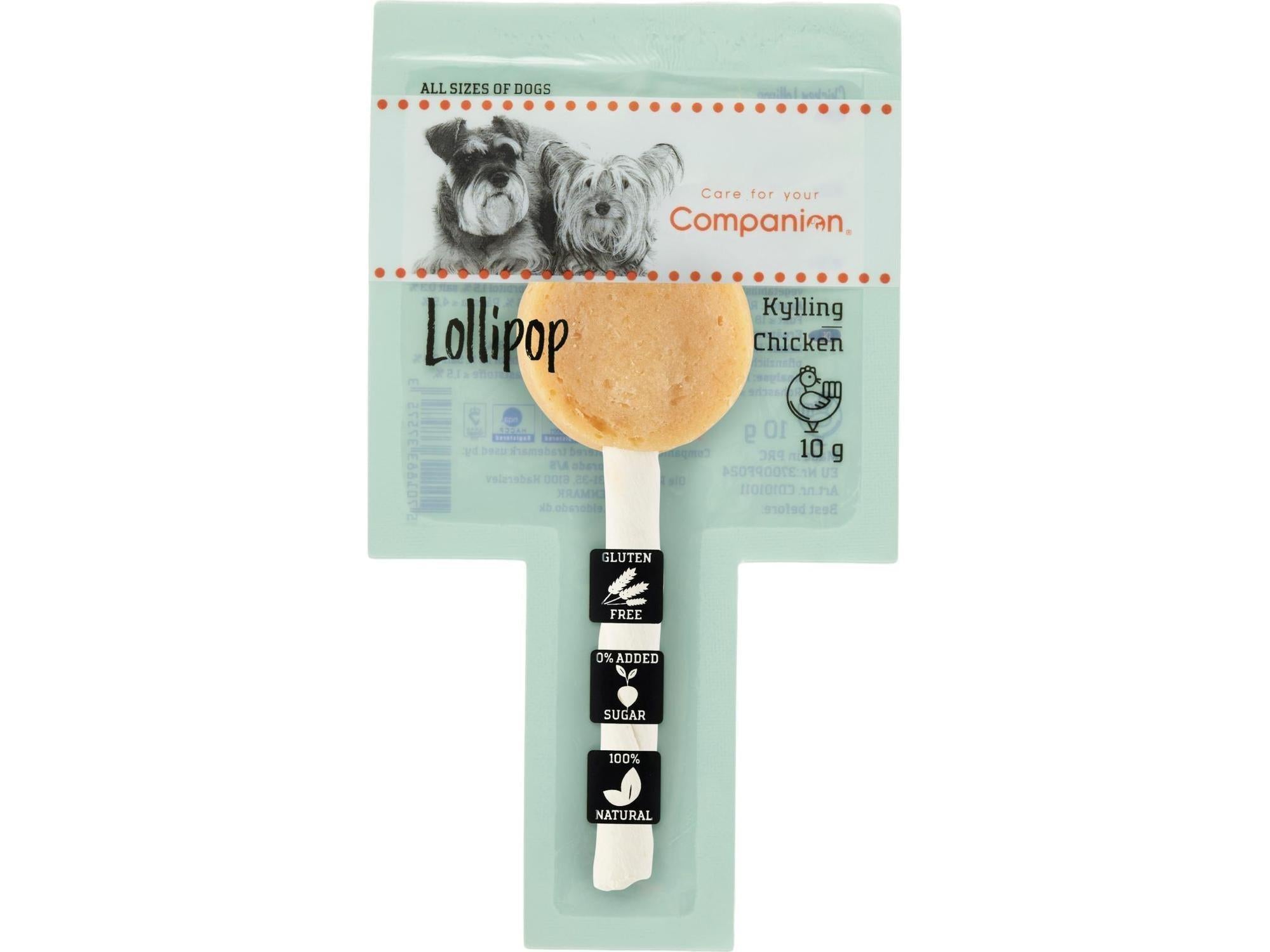 Companion Lollipop Kylling tyggepinnesnack
