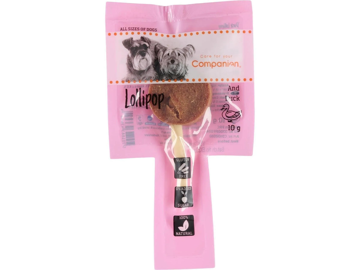 Companion Lollipop And tyggepinnesnack