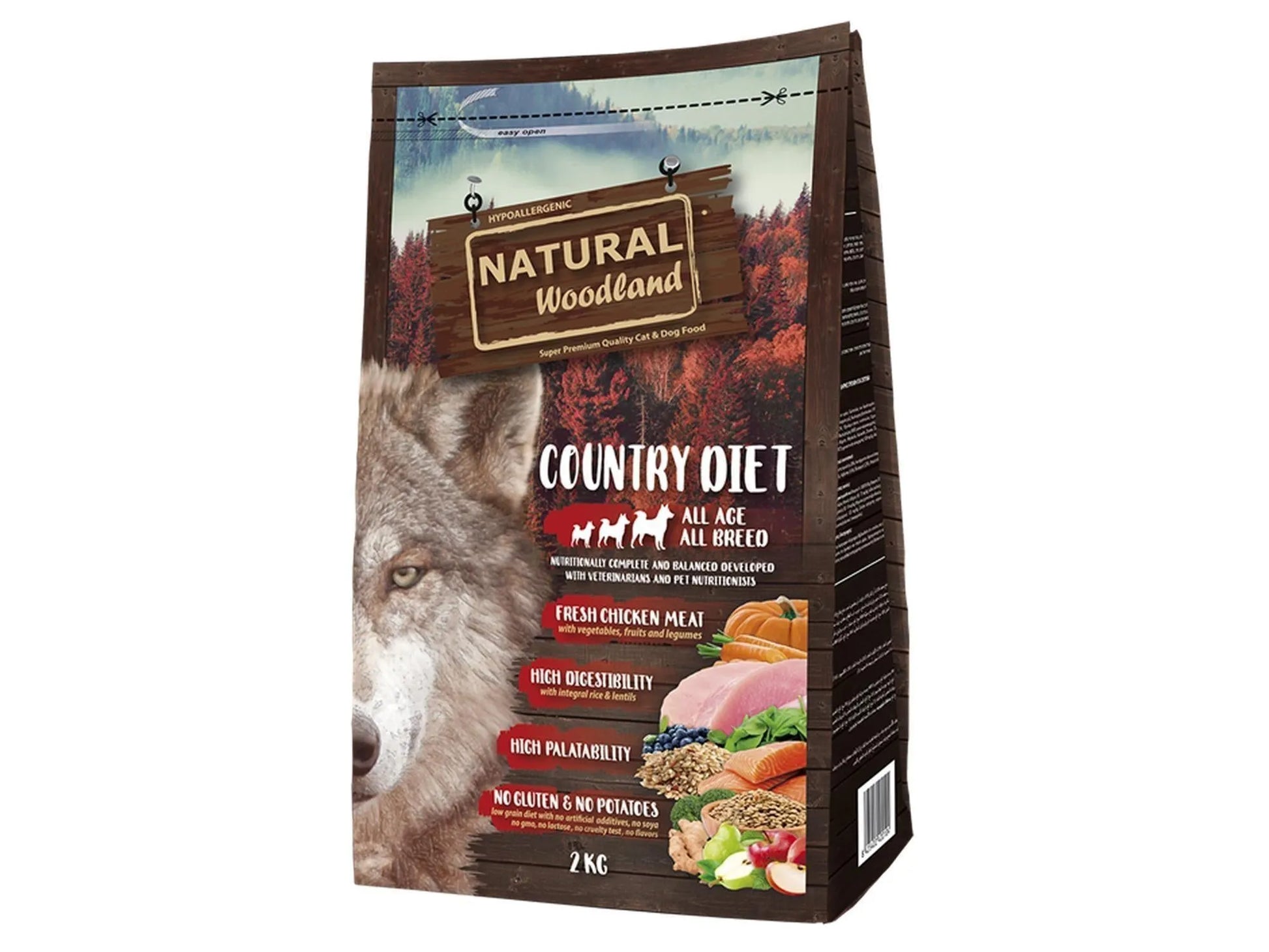 Natural Woodland Country Diet hundemat – bilde 4