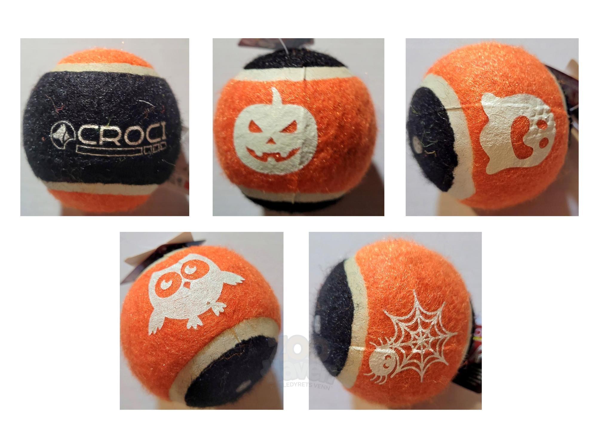 Croci Halloween Knirkeball Hundeleke 6,5 cm