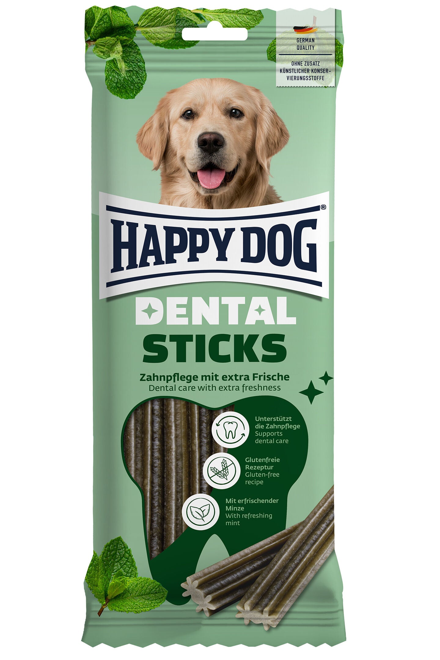 Happy Dog Dental Sticks 130g Tannpleiegodbiter