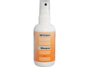 Hvit Diafarm Bitterspray 100 ml flaske med oransje etikett og hvit spraydyse.