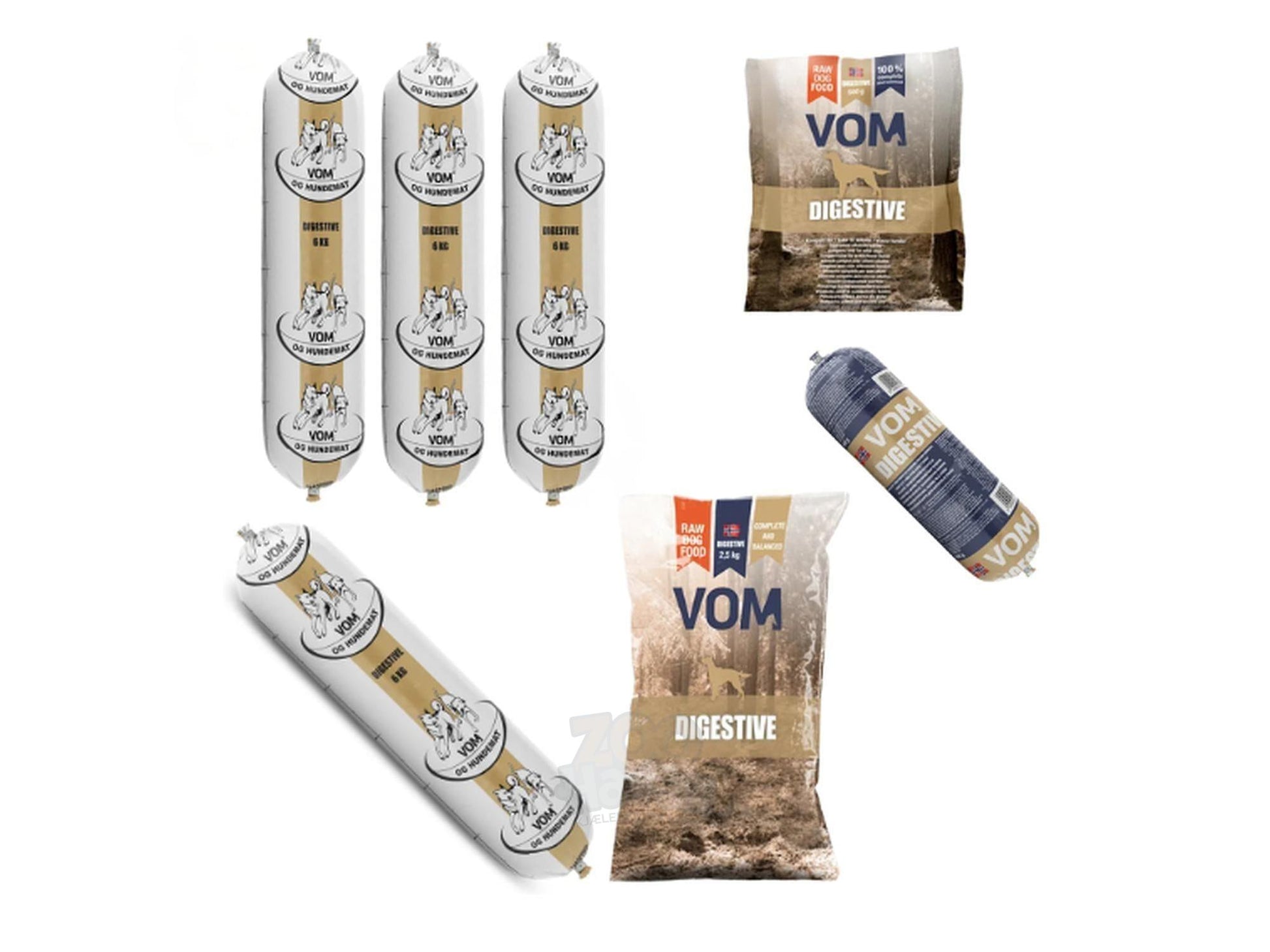 Vom & Hundemat Digestive Fullfôr hundemat for sensitiv mage