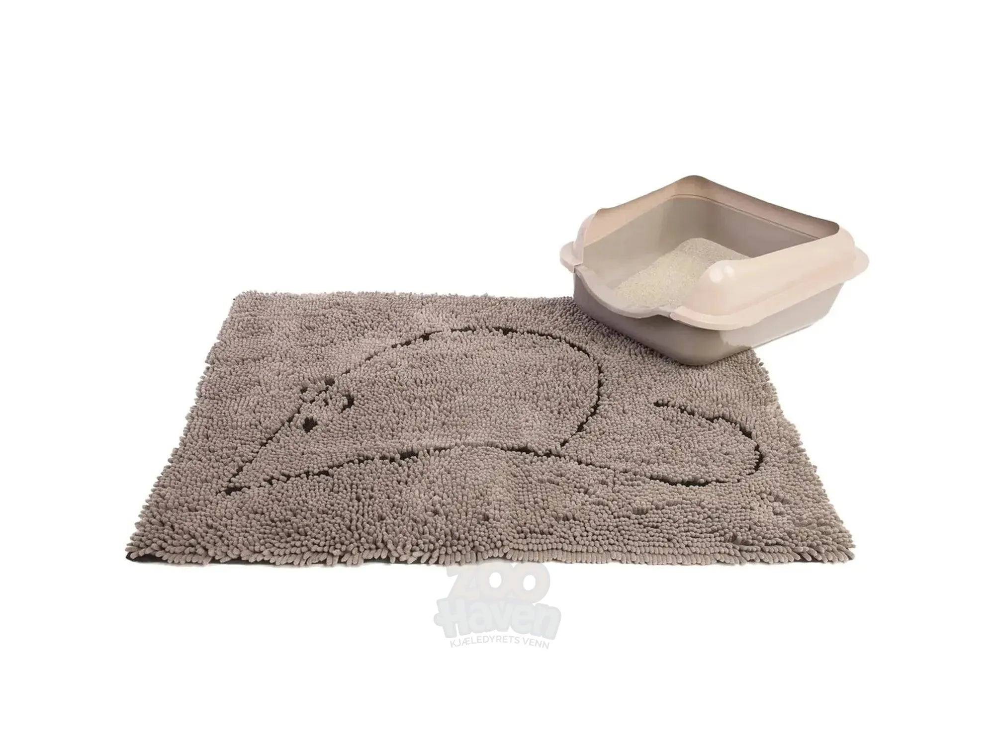 Dog Gone Smart Cat Litter Matte 88 × 66 cm – Grå