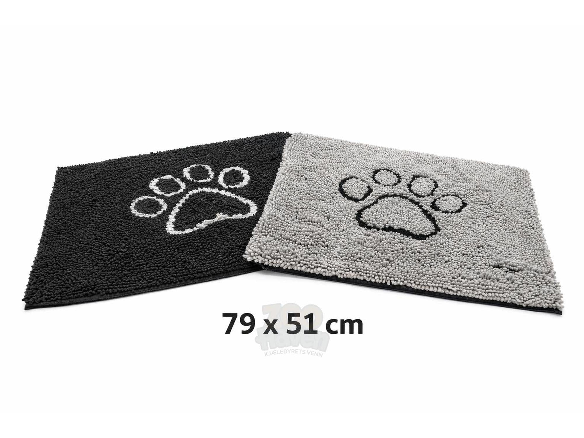 Dog Gone Smart Dirty Dog Doormat Hundematte 79x51cm Svart / Grå