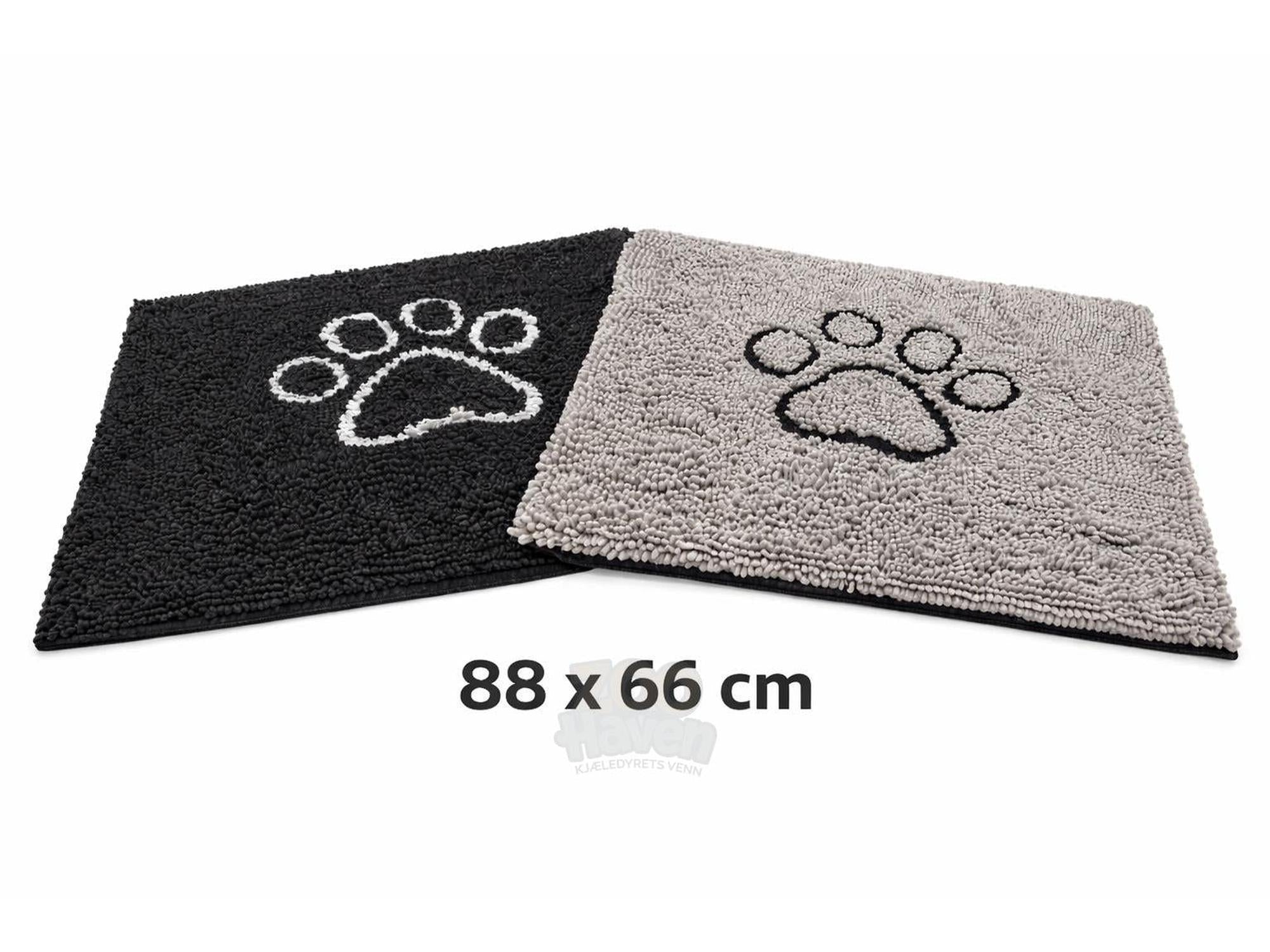 Dog Gone Smart Dirty Dog Doormat Hundematte 88x66cm Svart / Grå