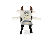 Dogman Cowe Plutt Hvit Hundeleke – 20 cm