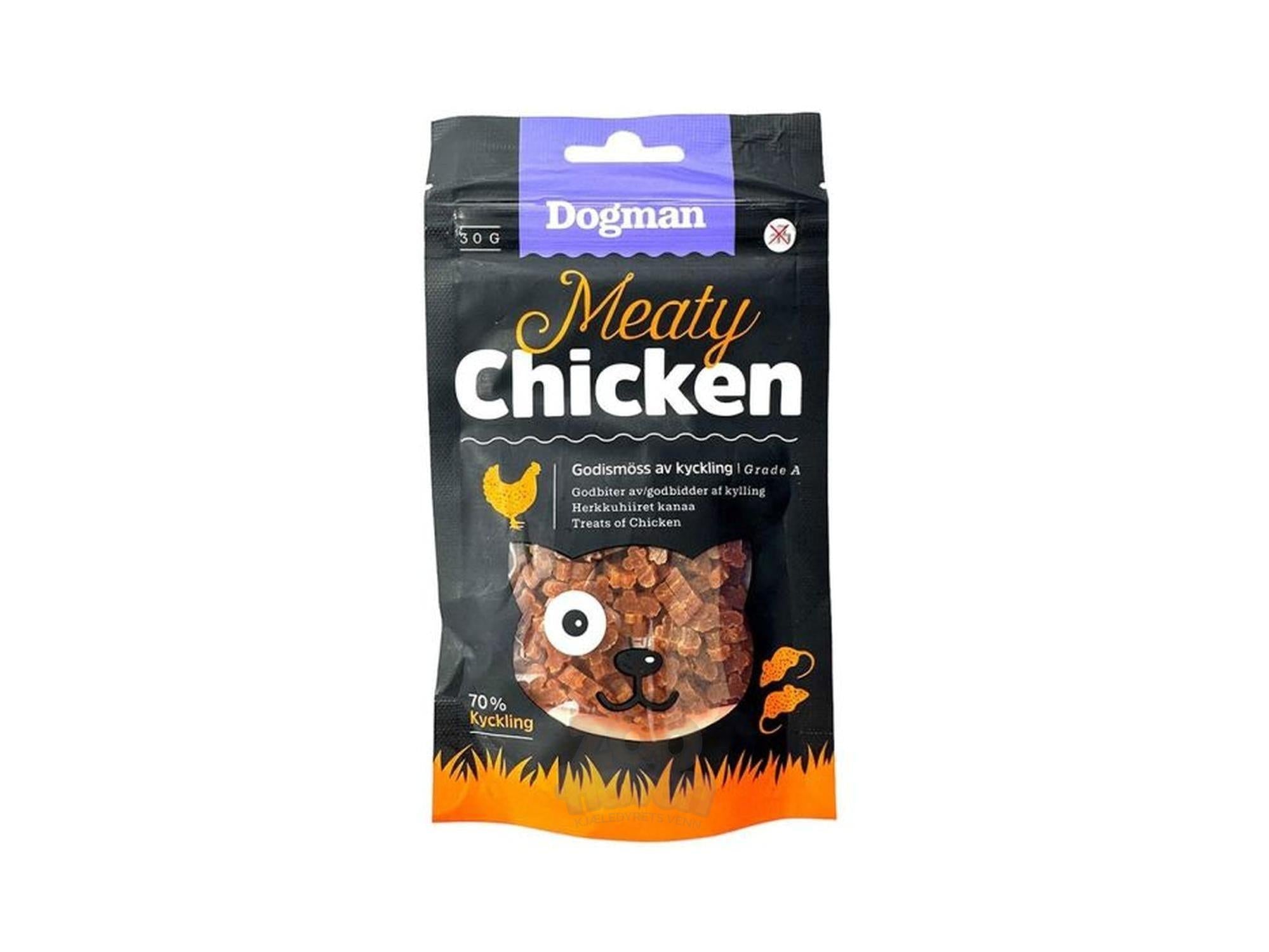 Dogman Godbiter med kylling kattegodbiter 30 g
